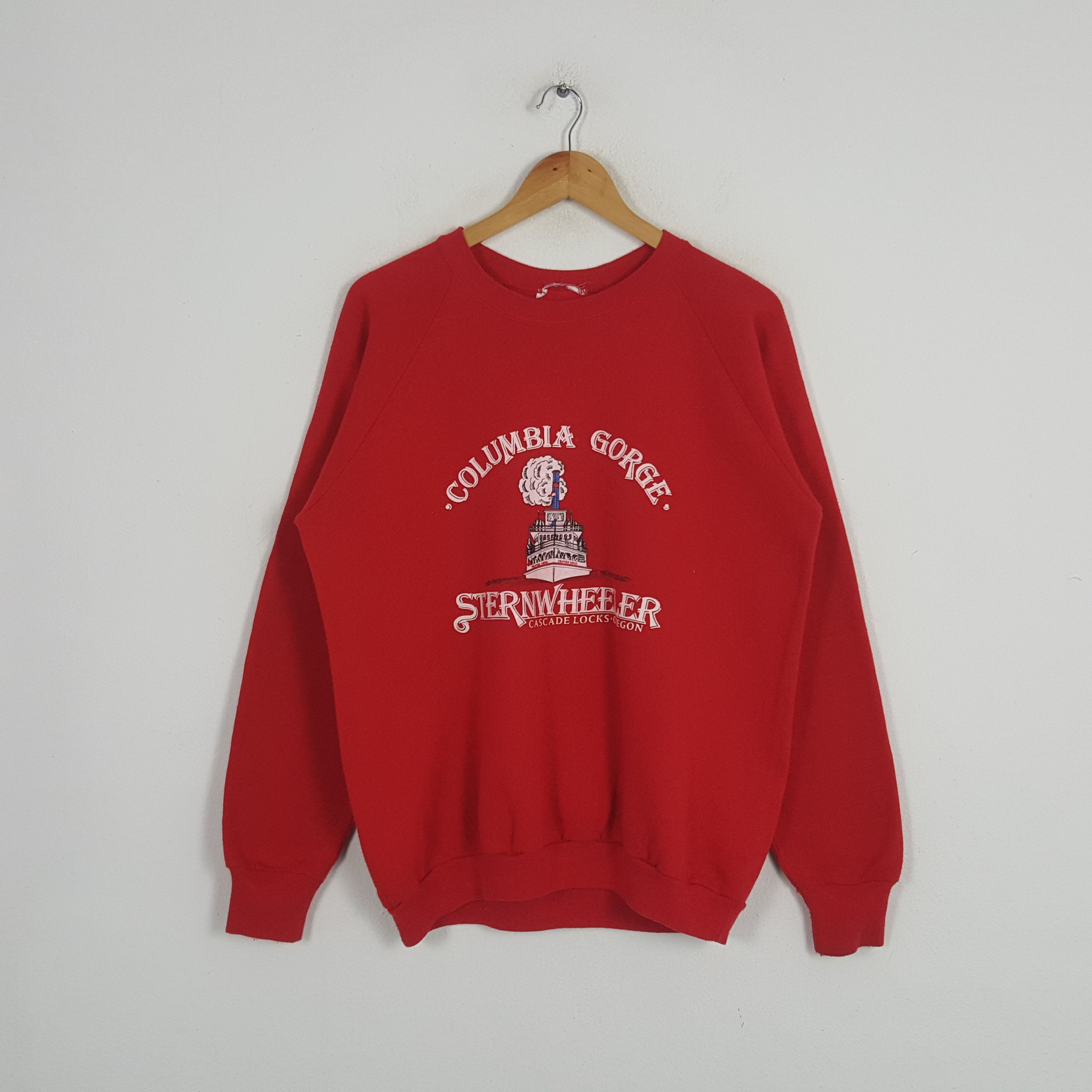 Vintage Vintage Columbia Gorge Strenwheleer Retro Style Sweatshirt Size US M / EU 48-50 / 2 - 1 Thumbnail