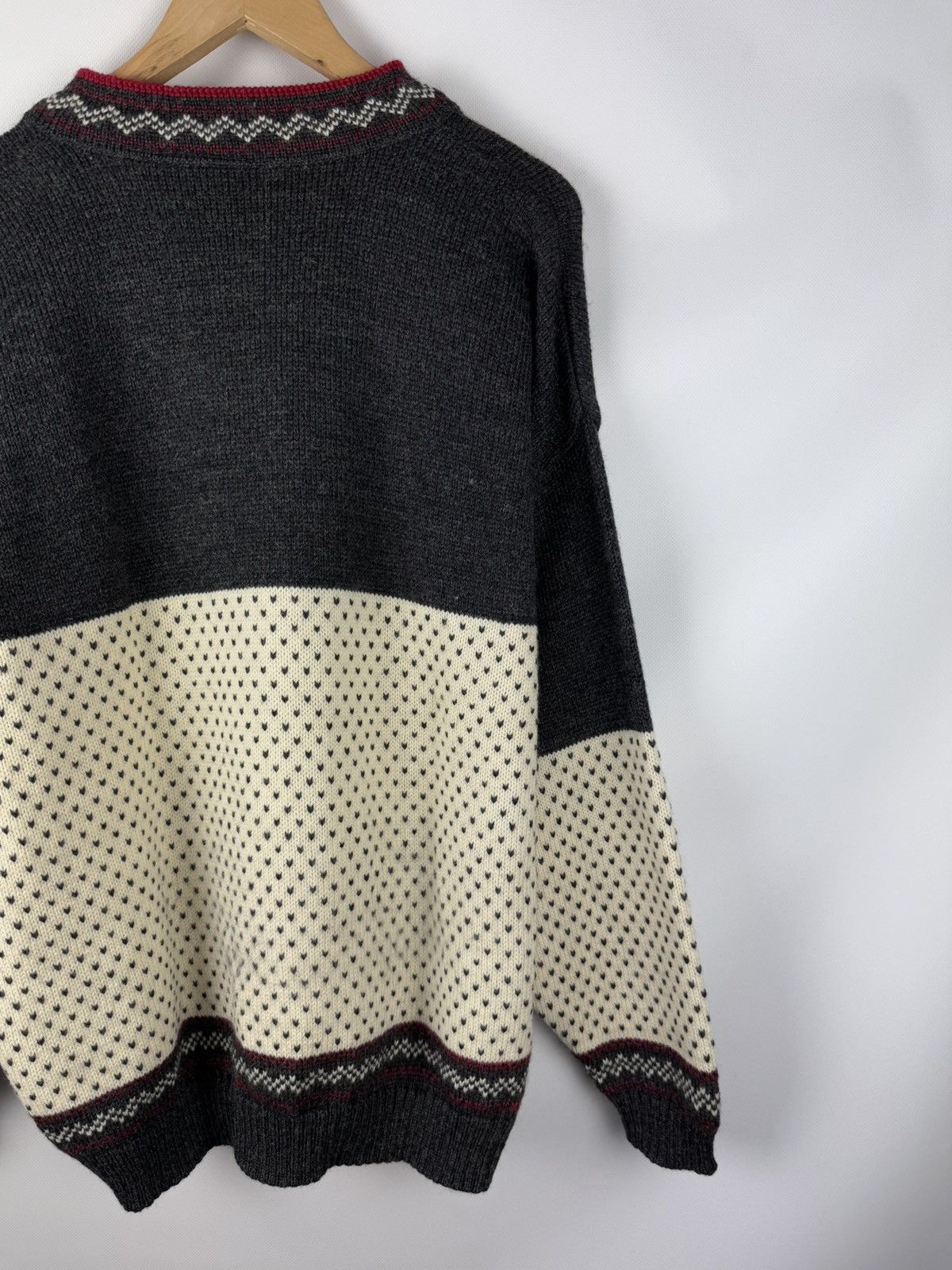 Norwool Norwool Men’s Vintage Knitted Wool Nordic Sweater Pullover Size US L / EU 52-54 / 3 - 15 Thumbnail
