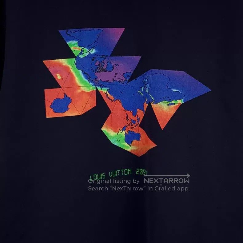 Louis Vuitton Louis Vuitton Black floral-print crewneck short-sleeve T-s Size US L / EU 52-54 / 3 - 4 Thumbnail