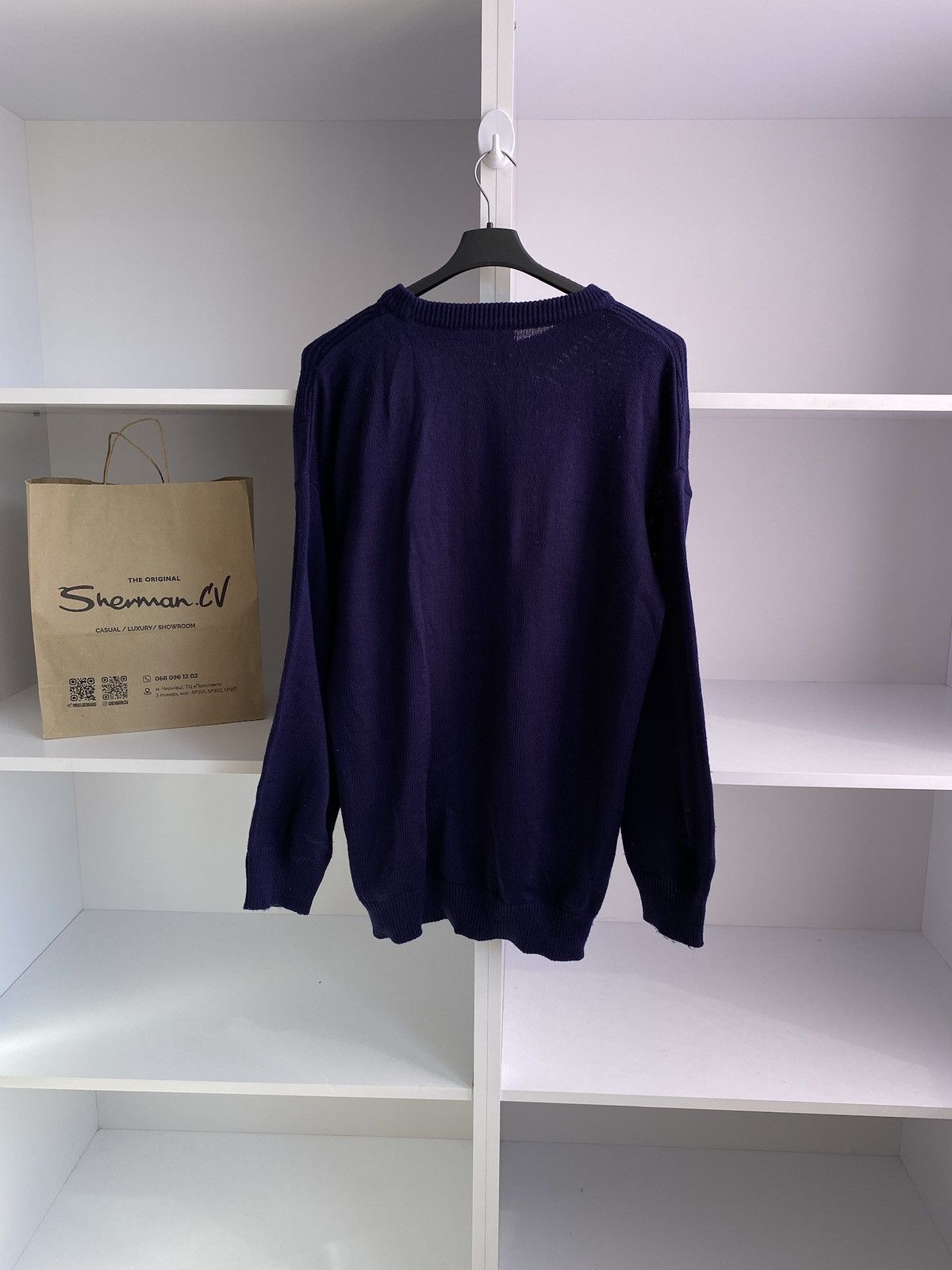 Lacoste × Vintage Vintage Lacoste wool sweater Size US L / EU 52-54 / 3 - 5 Thumbnail