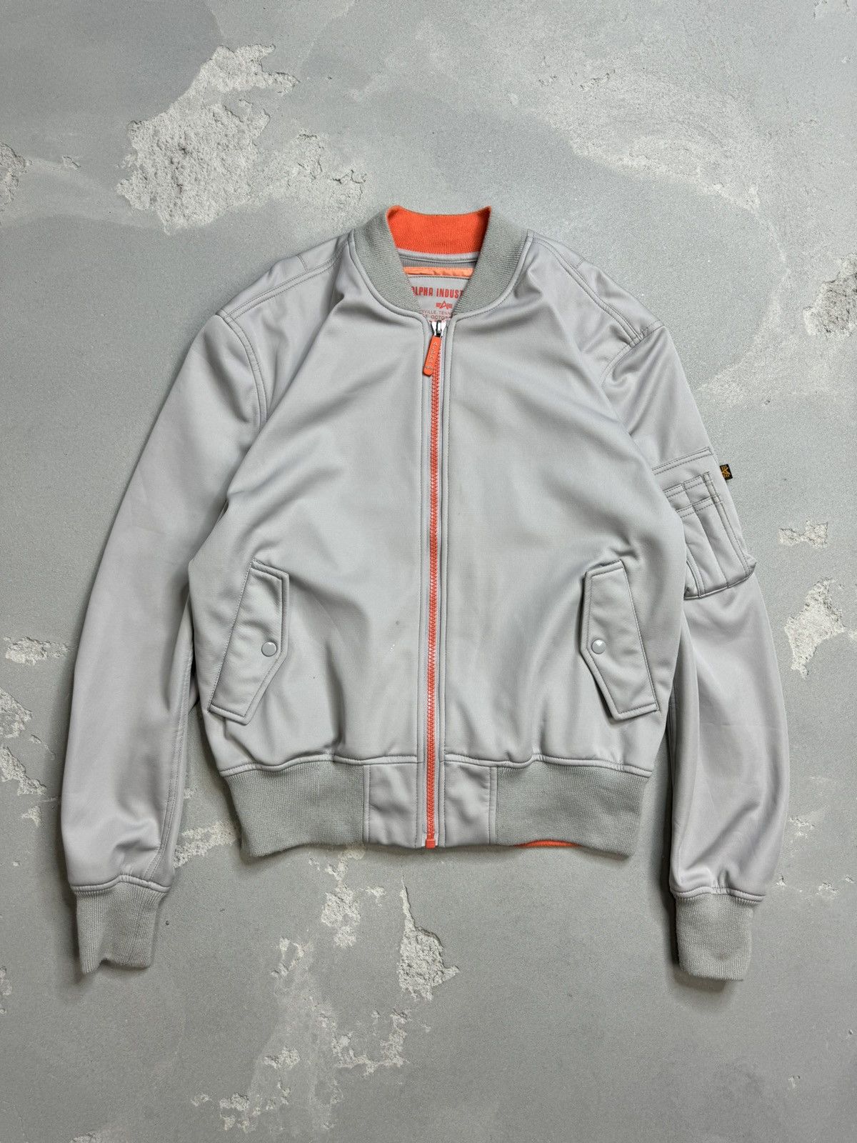 Alpha Industries × Vintage Vintage Alpha Industries Bomber Jacket Size US XL / EU 56 / 4 - 1 Thumbnail