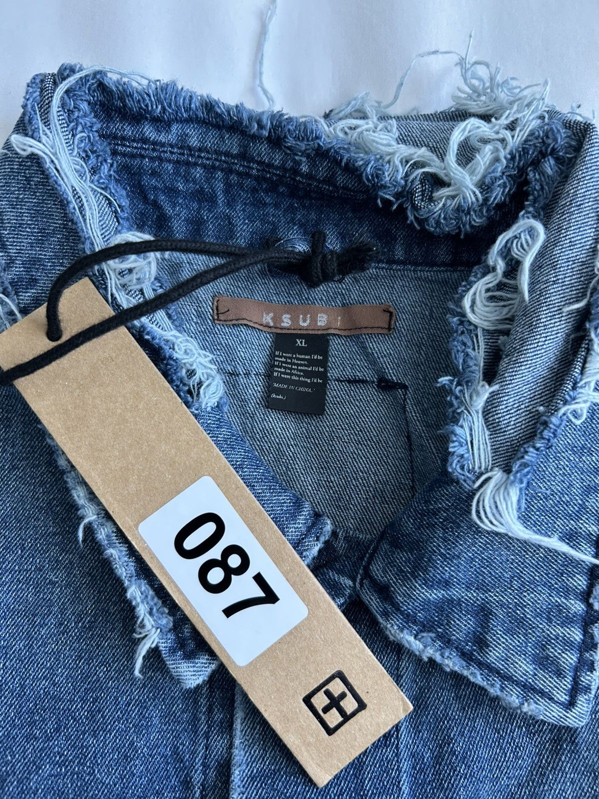 Ksubi Ksubi Distressed Classic Denim Jacket Size US XL / EU 56 / 4 - 4 Thumbnail