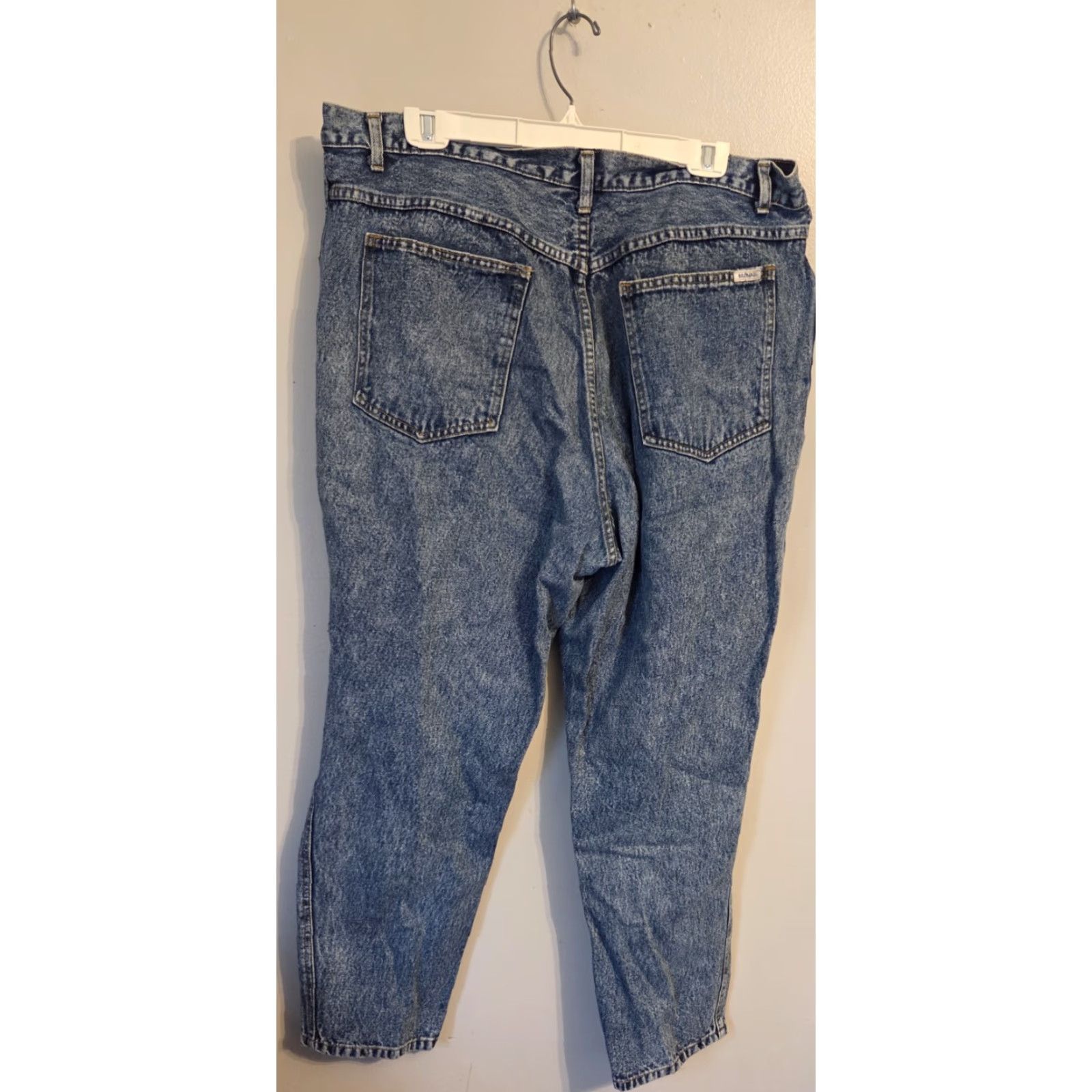 Bill Blass VINTAGE Bill Blass Denim Basic Jeans Women 22 Blue 90s Mom Denim Jeans Womens 90s Bill Blass Jeans Size 40" / US 18 - 2 Thumbnail
