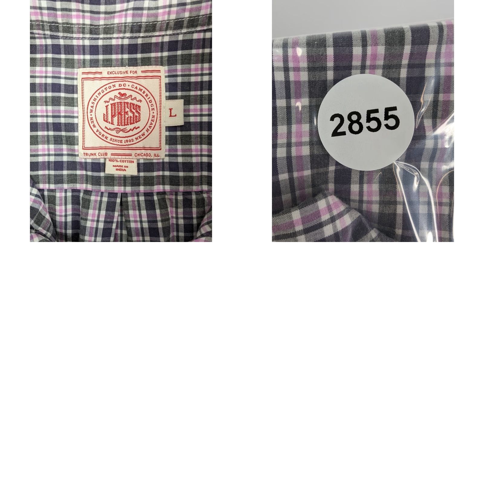 Vintage J Press Checkered Pink Plaid Button Down Long Sleeve Shirt Men’s Large Preppy Size US L / EU 52-54 / 3 - 8 Thumbnail