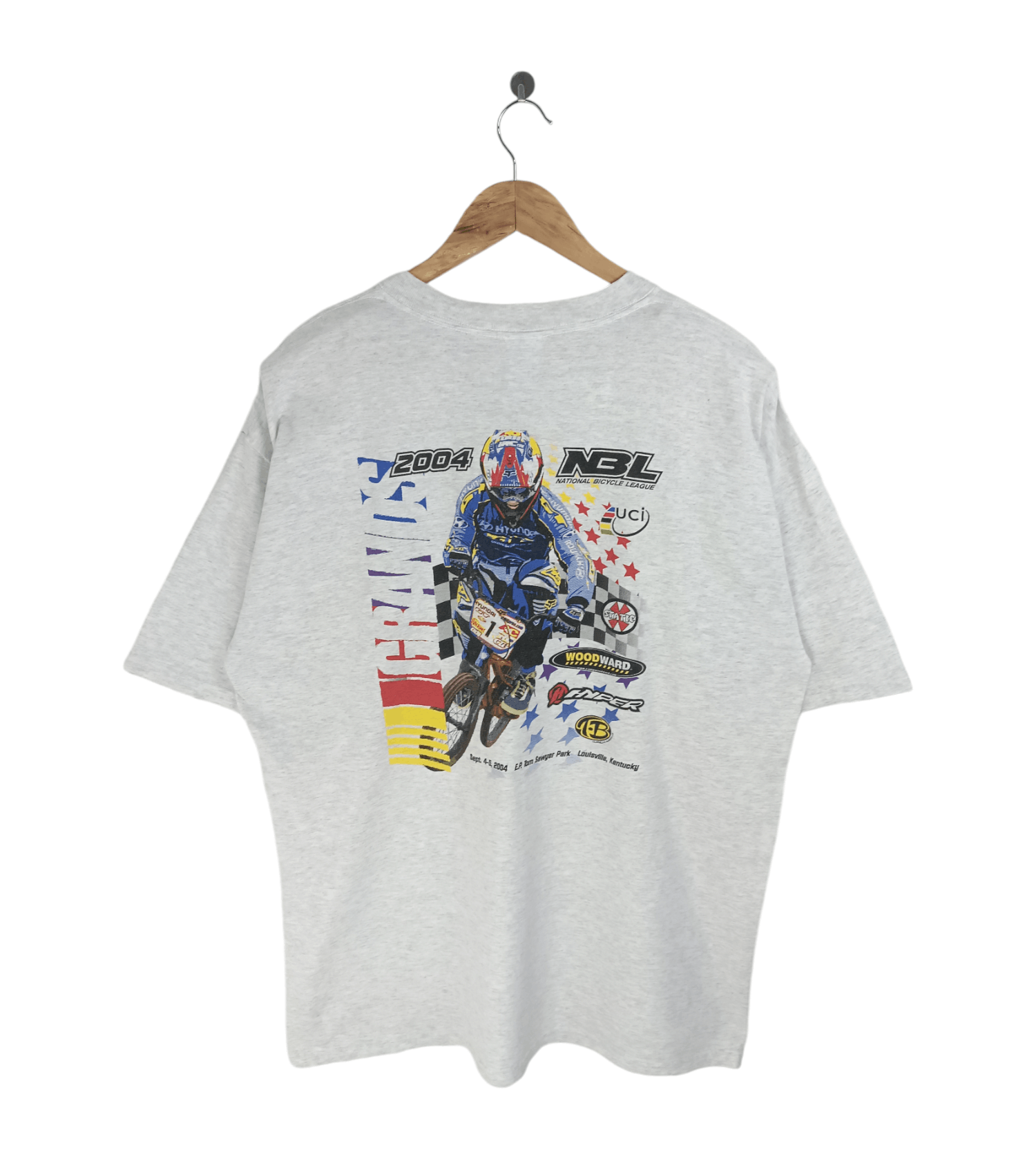 Vintage VINTAGE 2004 NBL NATIONAL BICYCLE LEAGUE MOUNTAIN BIKE TEE Size US XL / EU 56 / 4 - 1 Thumbnail