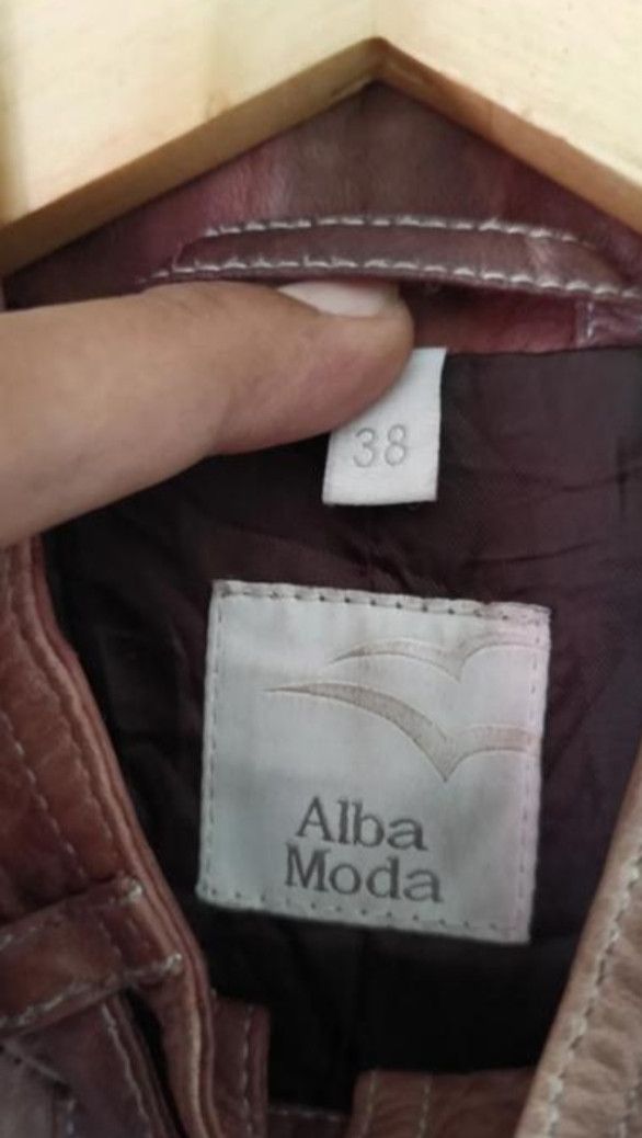 Leather Vintage Alba moda leather jacket Size XS / US 0-2 / IT 36-38 - 4 Thumbnail