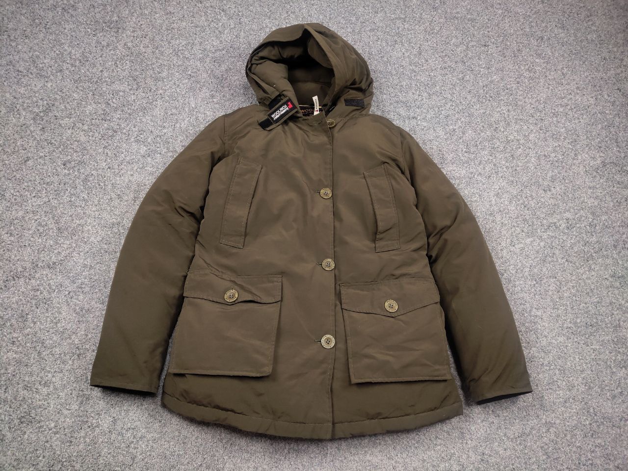 Woolrich Woolen Mills Woolrich Arctic Airforce 4 Pocket Parka Down Hooded Jacket Size M / US 6-8 / IT 42-44 - 3 Thumbnail