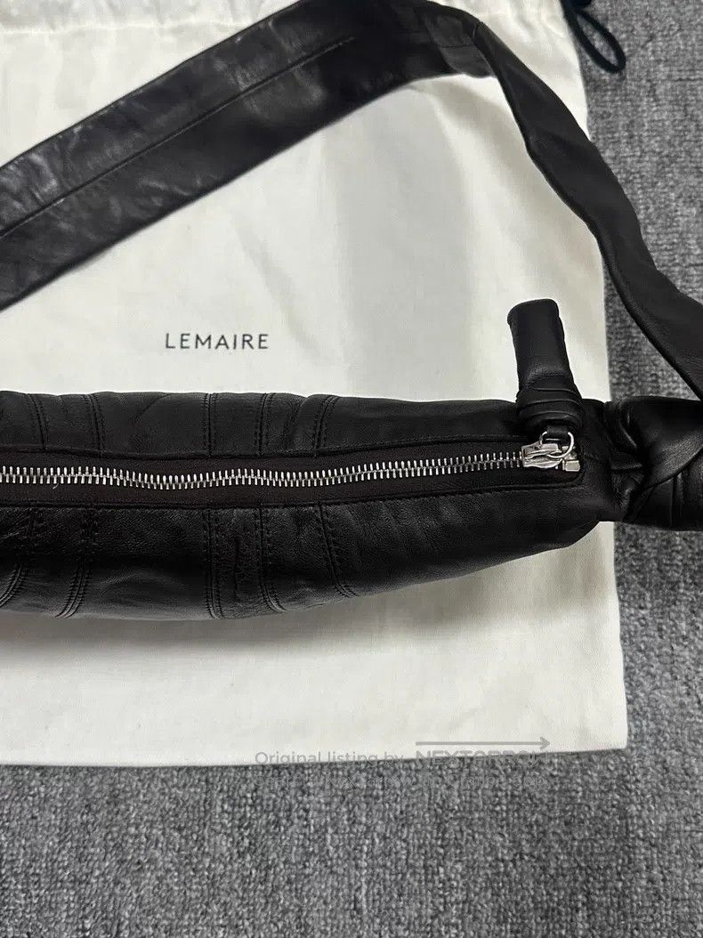 Lemaire LEMAIRE Dark Chocolate Brown Leather Horn Bag Size ONE SIZE - 5 Thumbnail