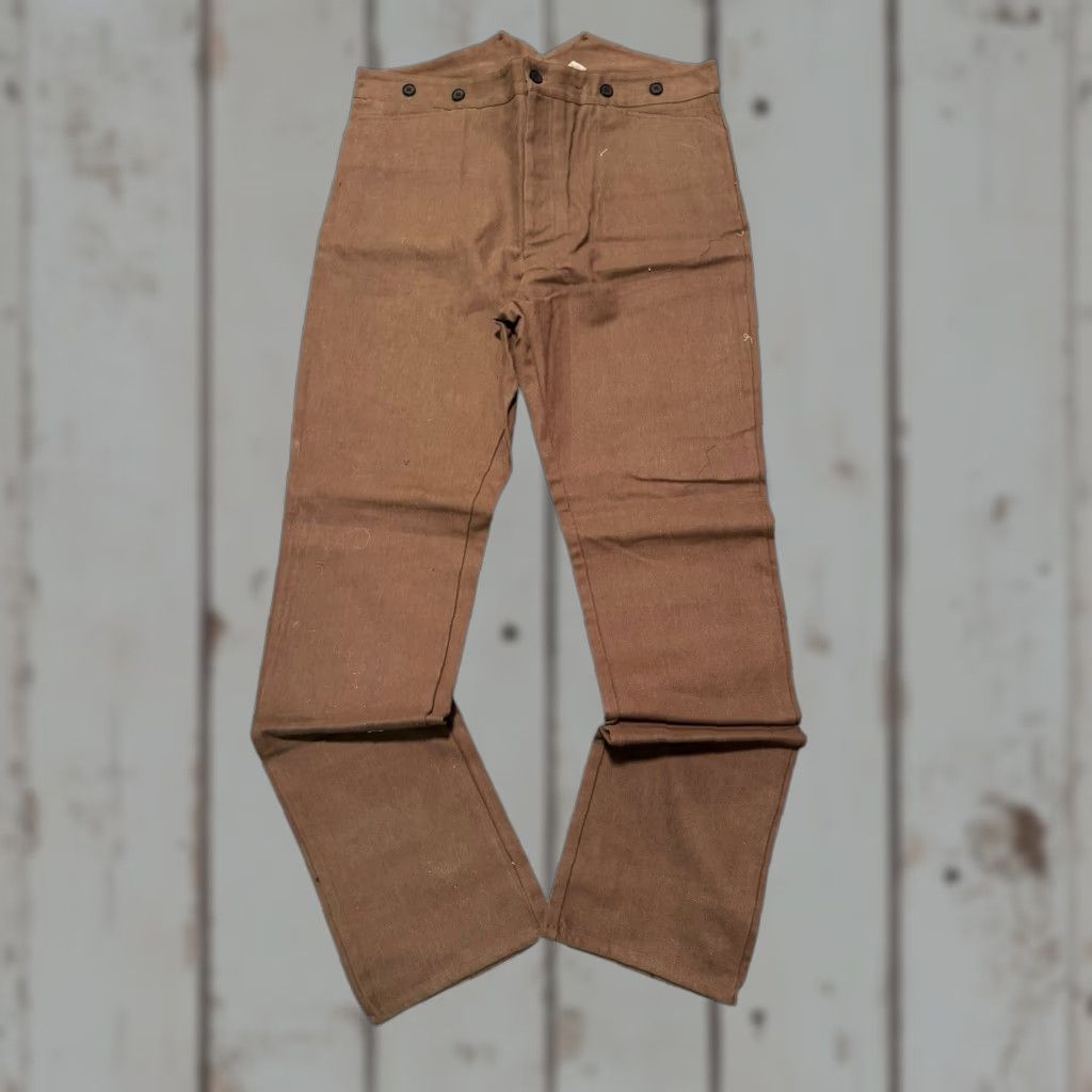 Vintage Frontier Classics Pants Gunfighter CM834 NWT 44 Brown Cotton Old West Mens Size US 44 / EU 60 - 1 Thumbnail