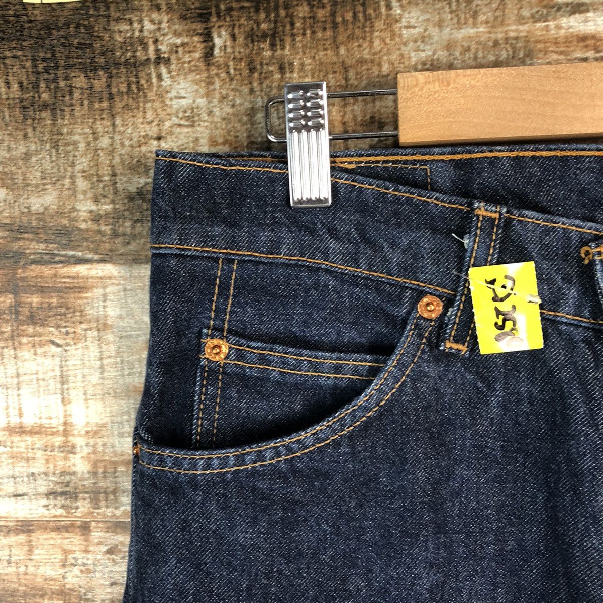 Levi's DL Levis 609 orange tag Dark Blue Denim Pants #A2580 Size US 32 / EU 48 - 7 Thumbnail