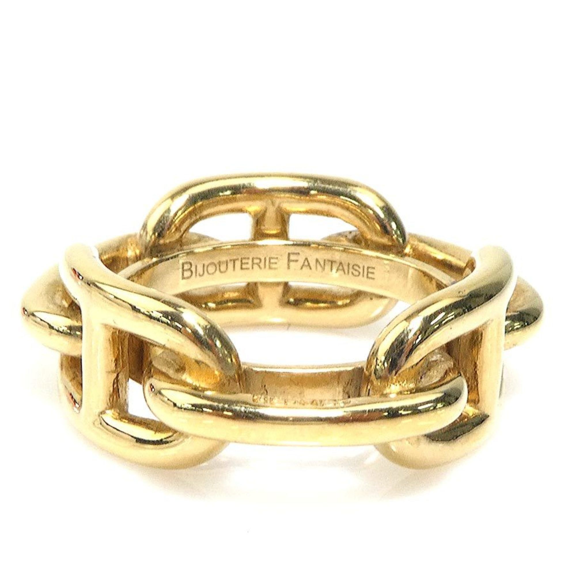 Hermes Hermes Hermès Chaine d'Ancre scarf ring in light gold, women's, e61147a Size ONE SIZE - 1 Thumbnail