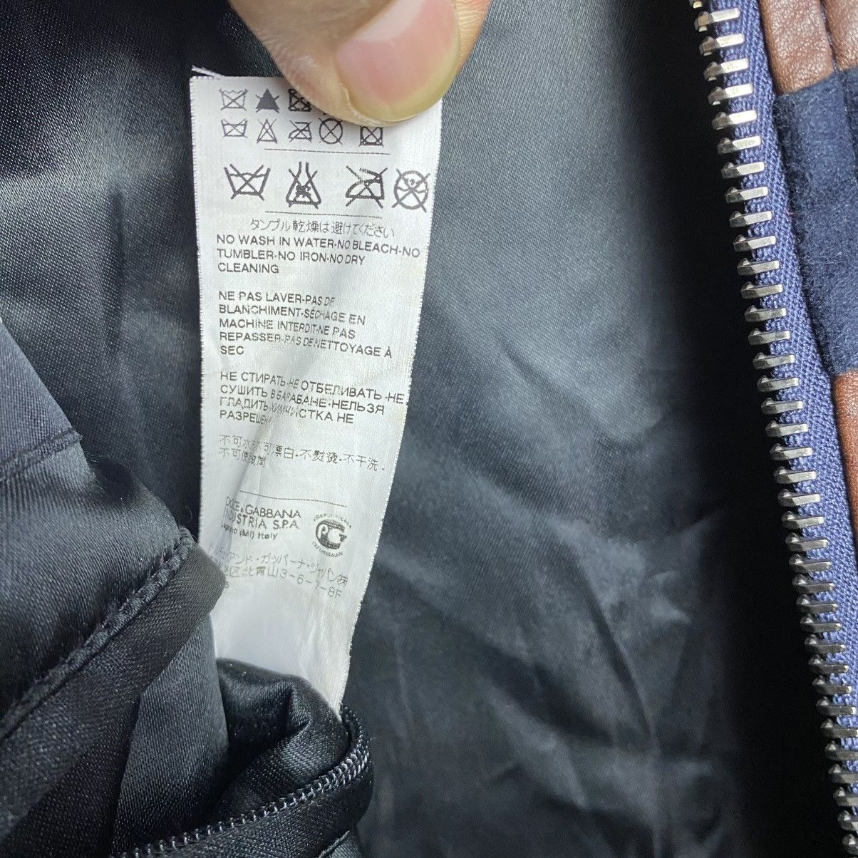 Dolce & Gabbana Dolce & Gabbana Mix Leather Jacket Size US S / EU 44-46 / 1 - 12 Thumbnail