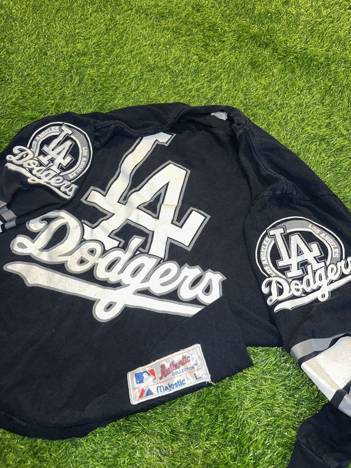 MLB Mlb la dodgers baseball longsleeve shirt size Large Size US L / EU 52-54 / 3 - 3 Thumbnail