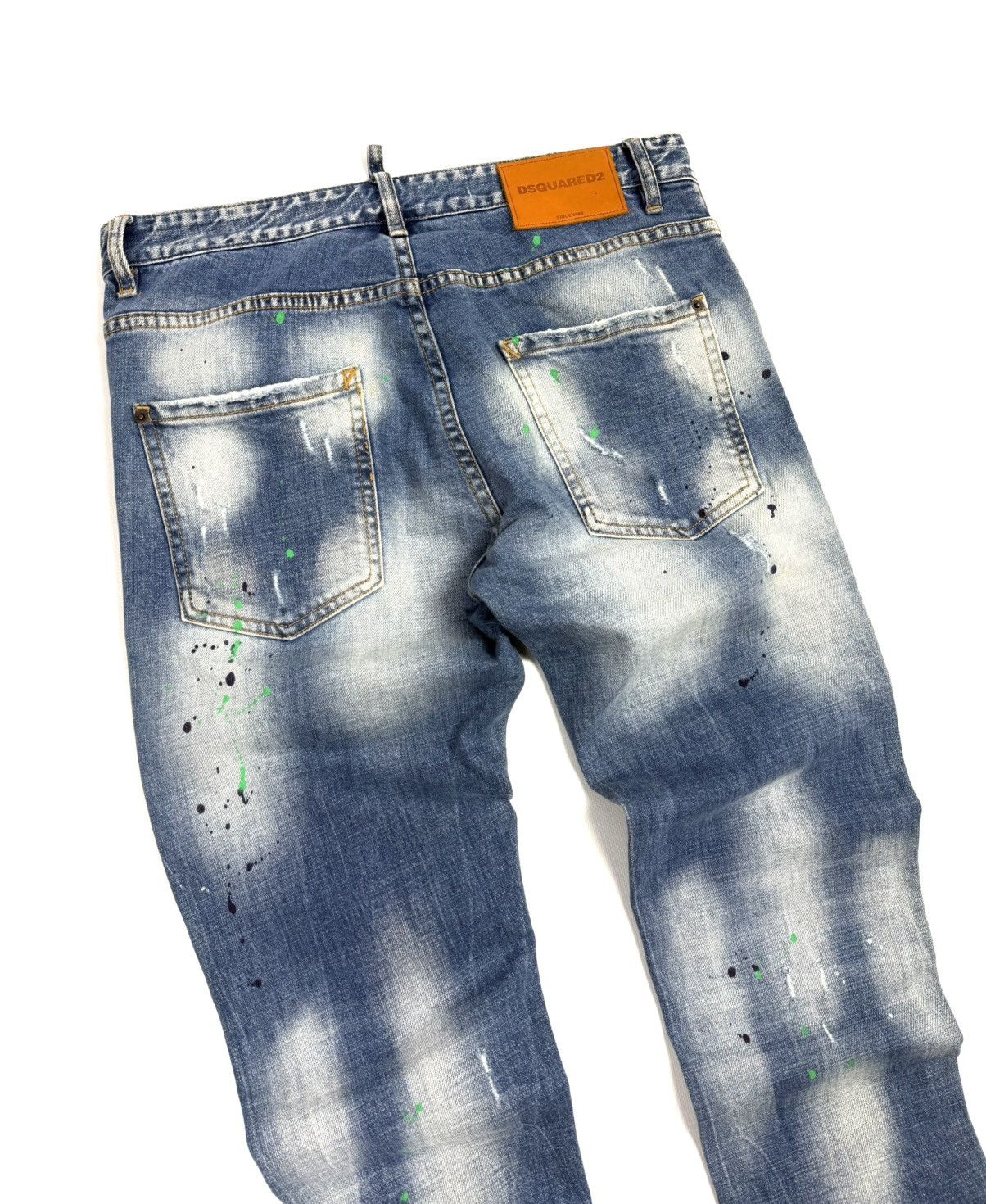 Dsquared2 Dsquared2 Slim Blue Jeans Distressed Paint Splatter Italy 48 Size US 32 / EU 48 - 6 Thumbnail