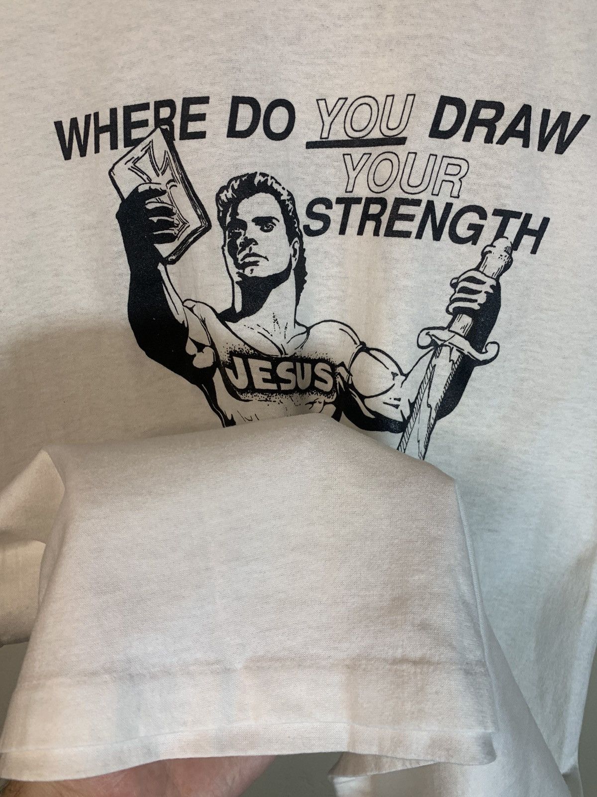 Vintage RARE Vintage Jesus Prison Ministries Single Stitch Art Shirt Size US L / EU 52-54 / 3 - 5 Thumbnail