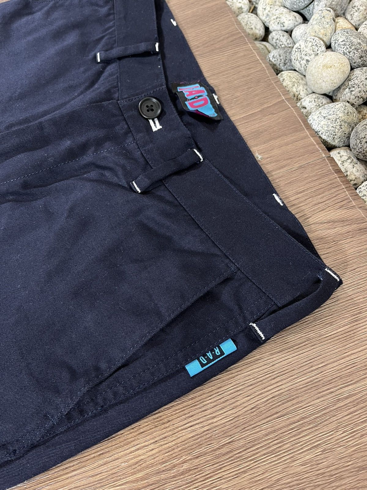 R.Newbold RAD (R.Newbold) Navy Work Trousers – Regular Straight Fit Size US 31 - 8 Thumbnail