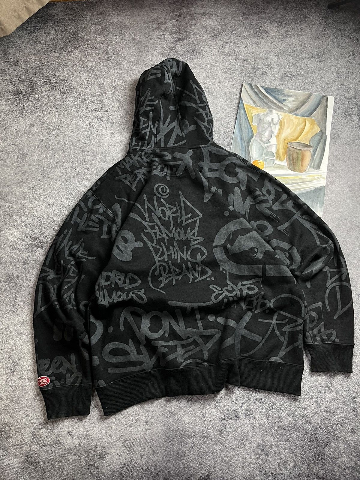Ecko Unltd. 🔥CRAZY ECKO UNLTD FULL PRINTED VINTAGE ZIP UP BOXY HOODIE Size US L / EU 52-54 / 3 - 7 Thumbnail