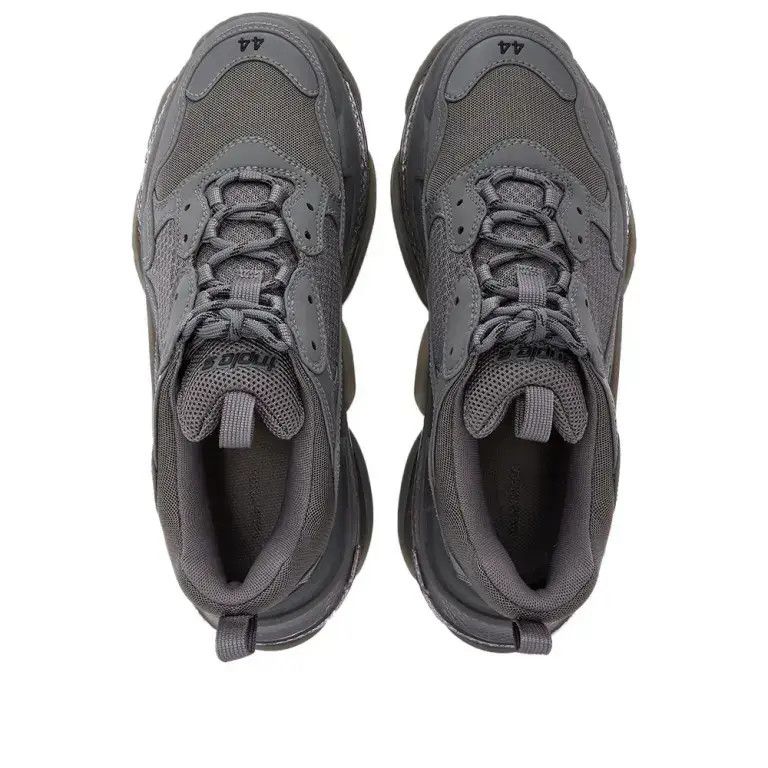 Balenciaga o1mt1gz1224 Triple S Clear Sole Sneakers in Dark Grey Size US 8 / EU 41 - 5 Thumbnail