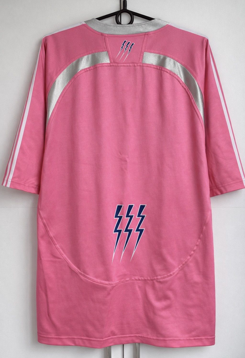Adidas Stade Francais Paris 2007-2008 Away Rugby Shirt Adidas Pink Size US XL / EU 56 / 4 - 4 Thumbnail