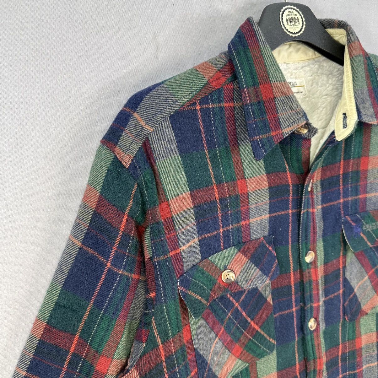 Flannel Vintage 90's Royal Polo Sports Club Flannel Sherpa Lining Size US L / EU 52-54 / 3 - 2 Thumbnail