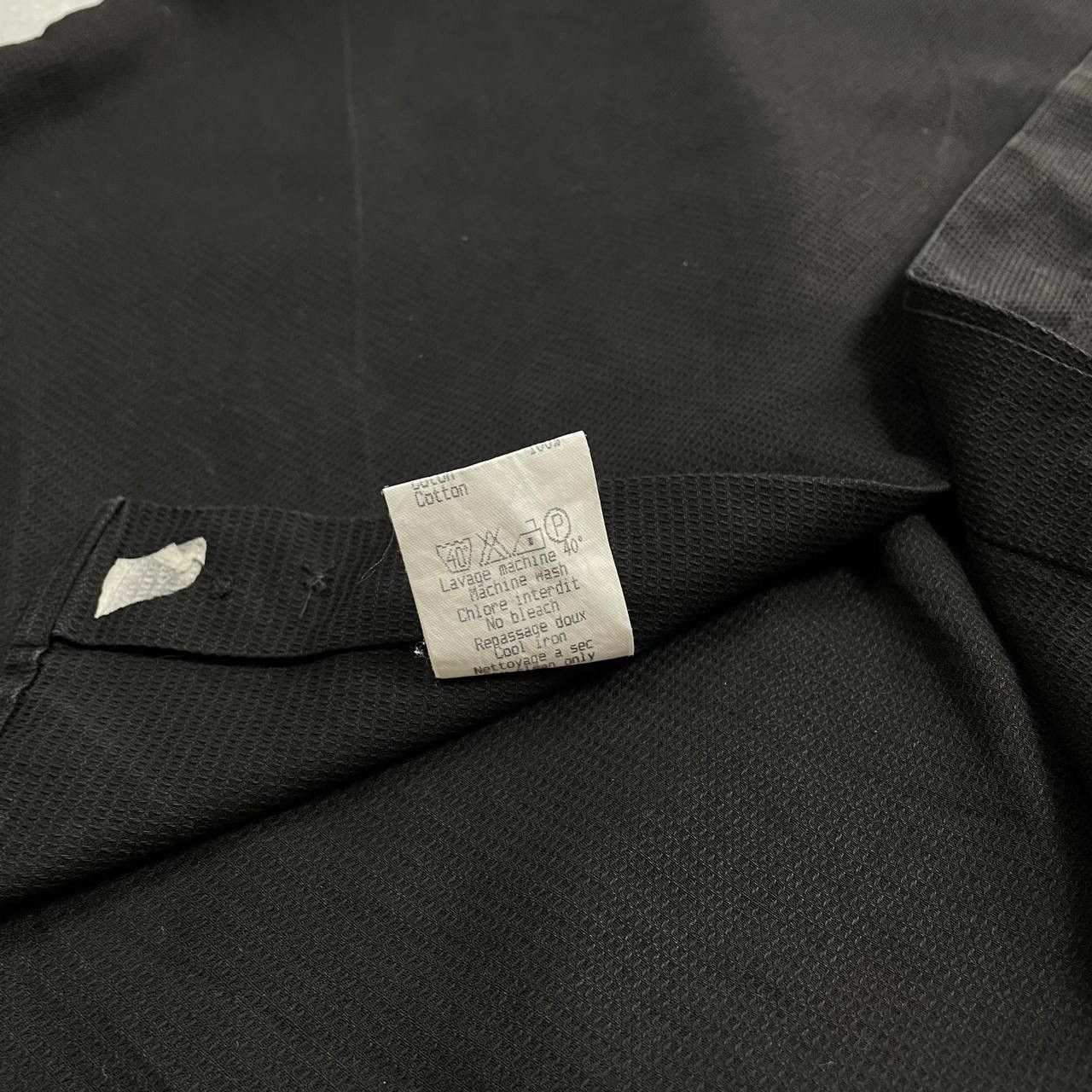 Kenzo × Vintage Vintage Kenzo Homme Nehru Collar LS Button-Up Shirt Black 39 Size US M / EU 48-50 / 2 - 7 Thumbnail