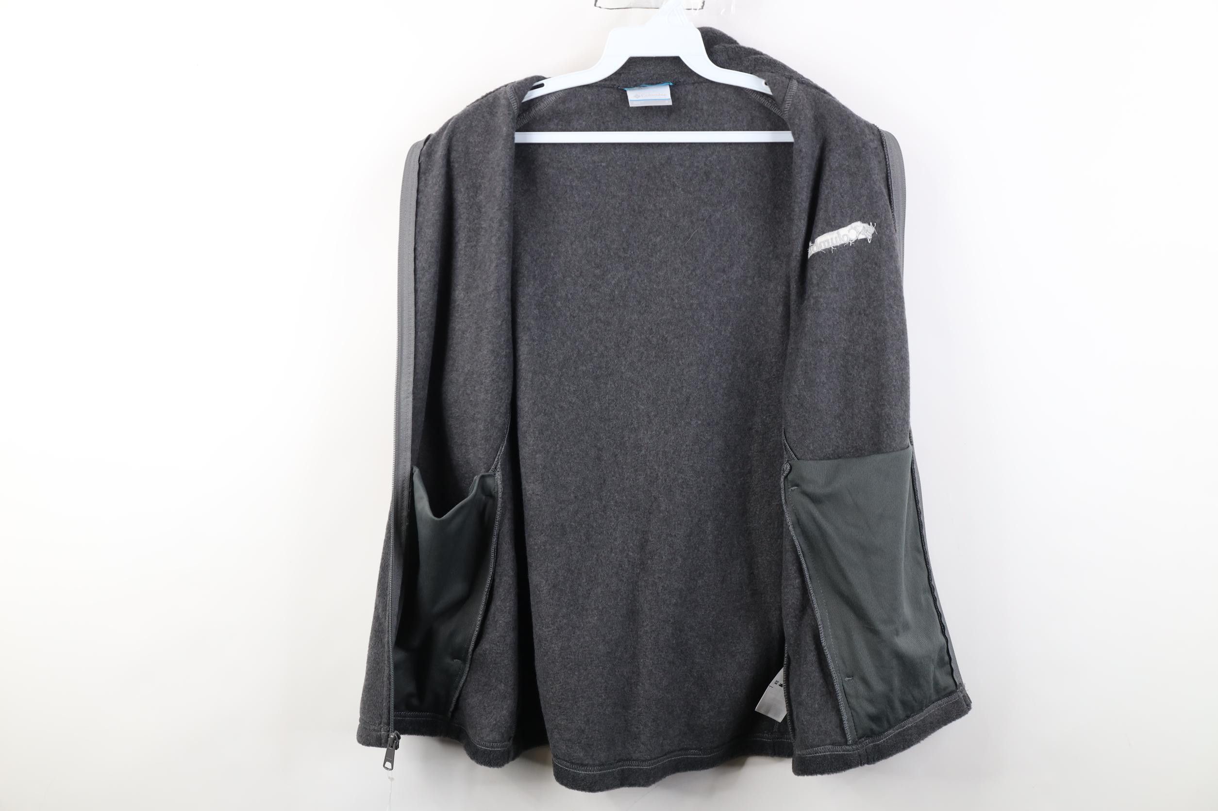 Columbia Deadstock Y2K Columbia Full Zip Fleece Vest Jacket Gray Size US S / EU 44-46 / 1 - 8 Thumbnail
