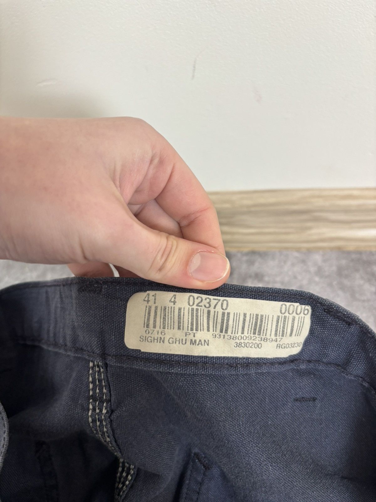 Carhartt Carhartt Men’s Navy Blue Carpenter Pants Dungaree Fit Size US 32 / EU 48 - 17 Thumbnail