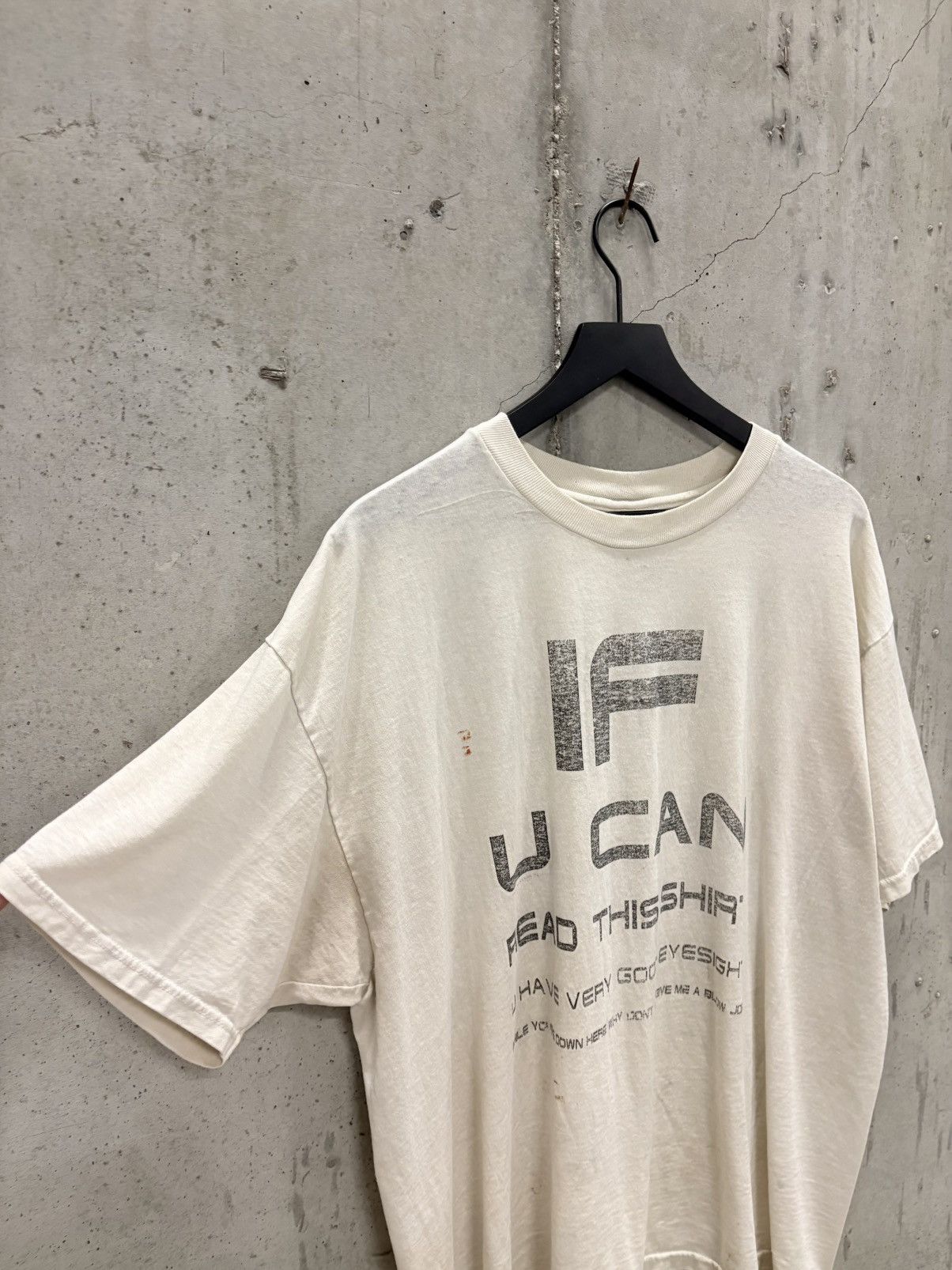 Vintage Vintage If You Can Read Shirt Fade Distressed Grunge Boxy Size US XXL / EU 58 / 5 - 3 Thumbnail