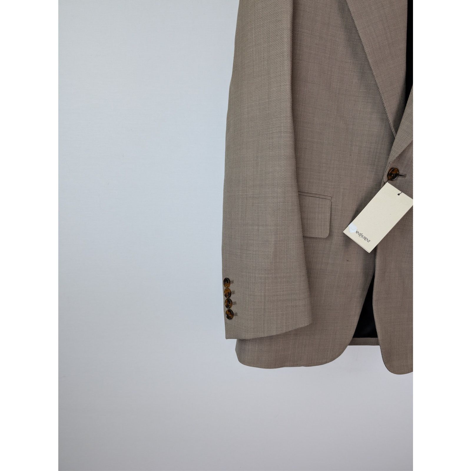 Saint Laurent Paris o1rshd1 Blazer / Veste Sue Caviar Jacket in Brown Size US M / EU 48-50 / 2 - 4 Thumbnail
