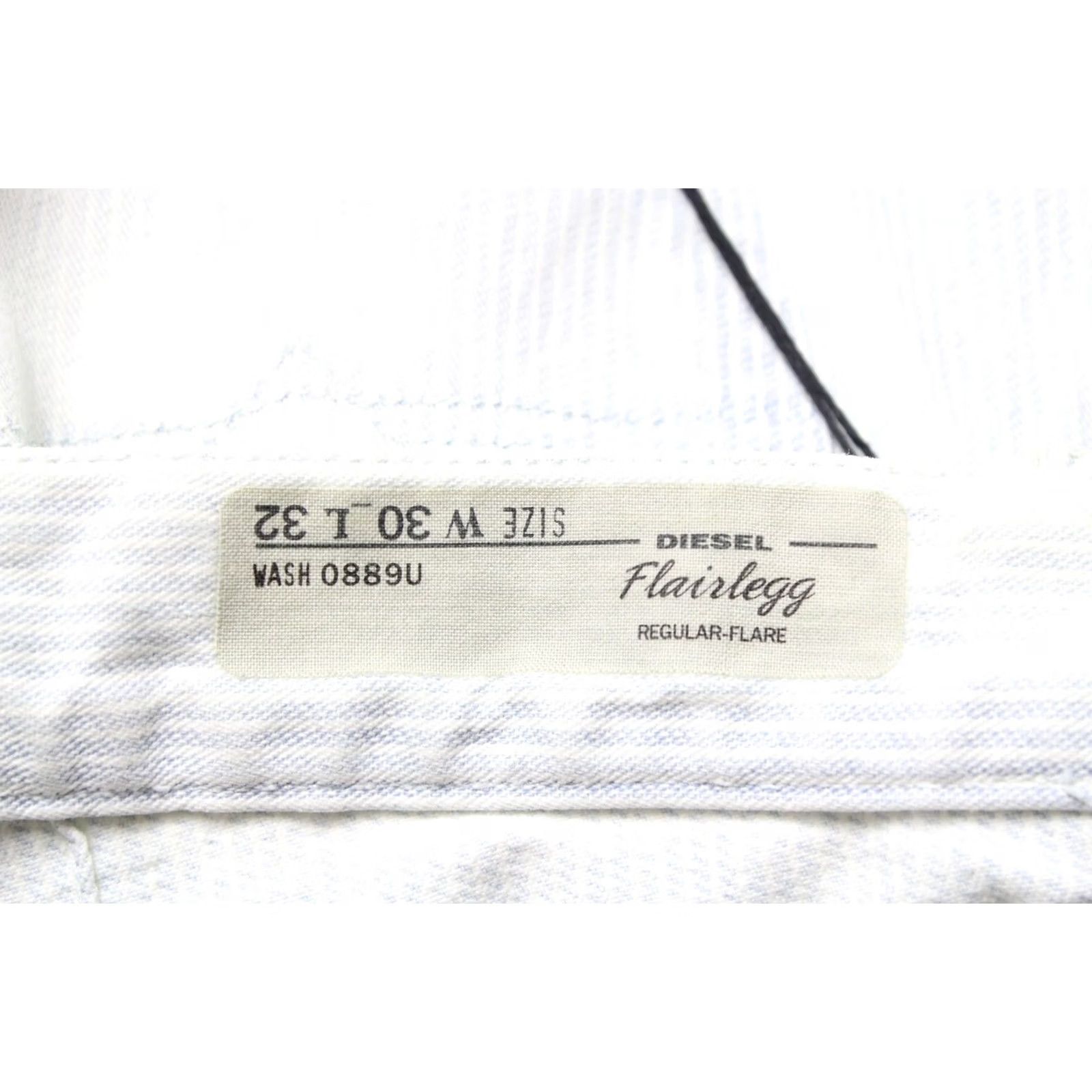 Diesel DIESEL Flairlegg Regular-Flare 0889U Jeans Women's W30/L32 Pinstriped Jeans Size 30" / US 8 / IT 44 - 5 Thumbnail