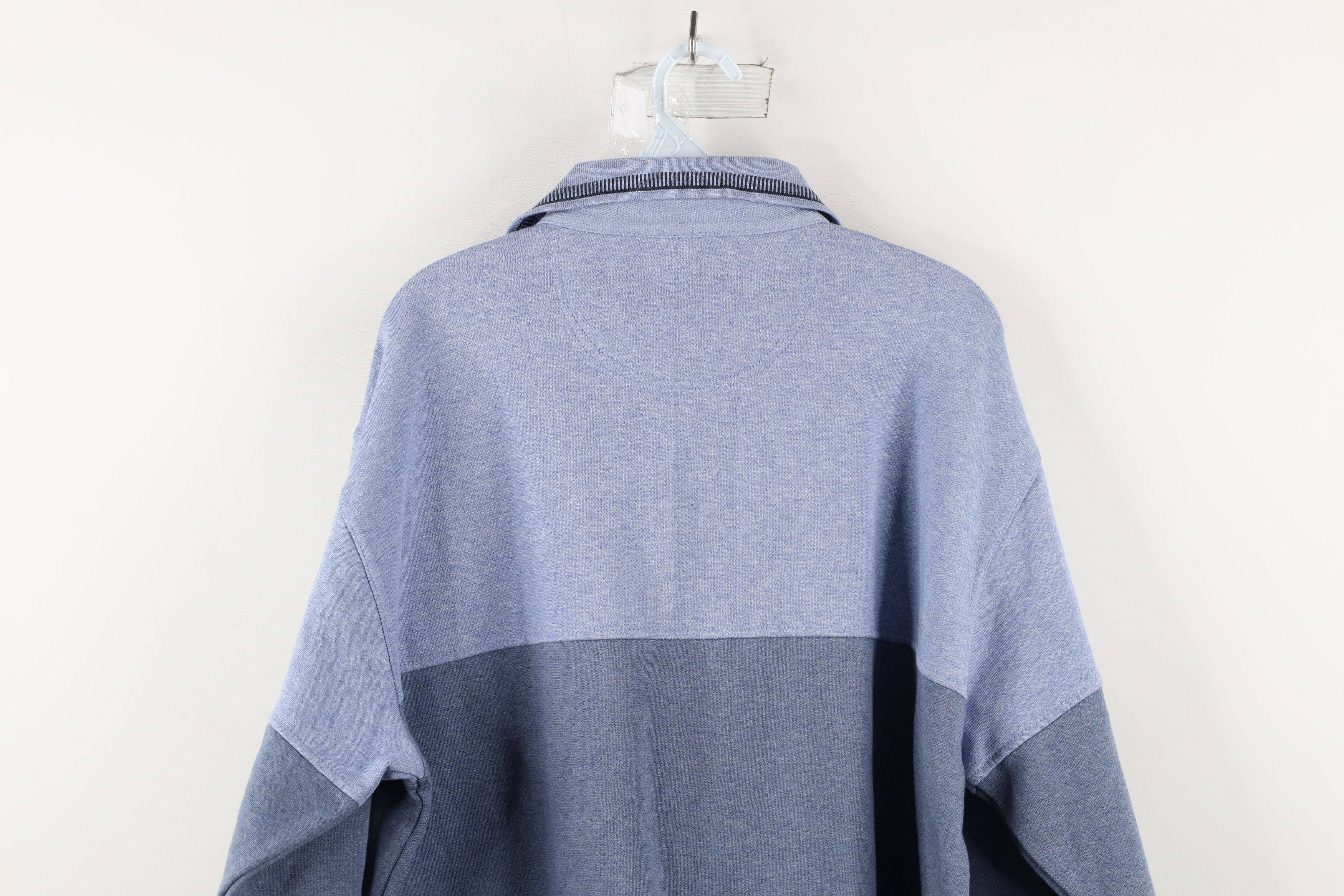 Vintage Deadstock Vintage Streetwear Collared Pullover Sweatshirt Size US L / EU 52-54 / 3 - 10 Thumbnail