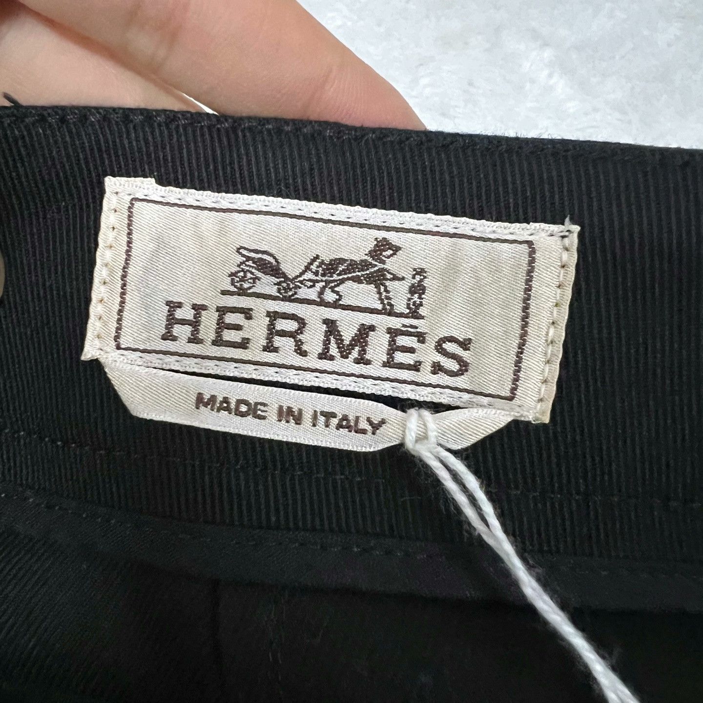 Hermes HERMES Black Trousers Size 42 Size US 26 / EU 42 - 3 Thumbnail