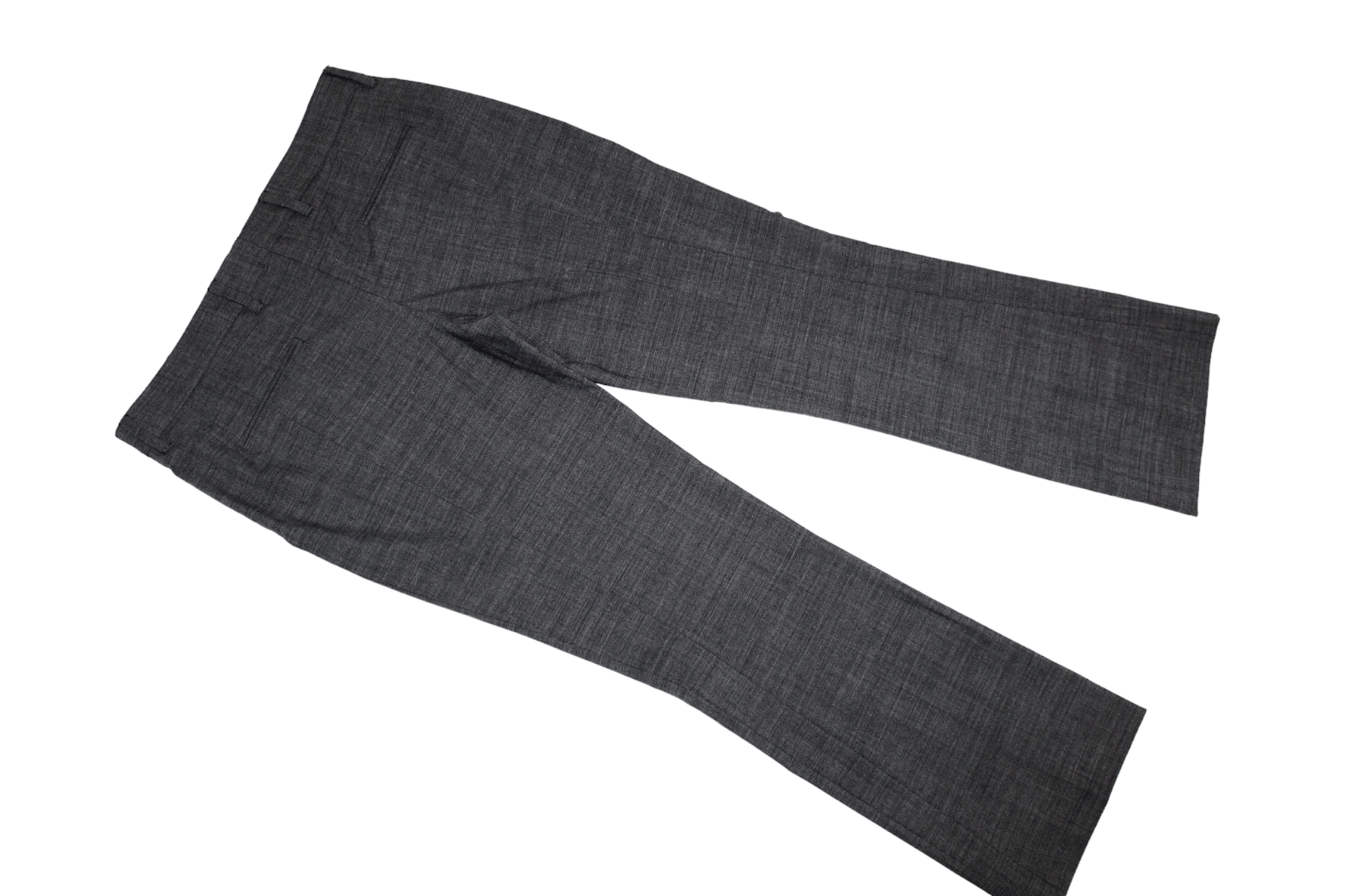 Prada Prada Woven Stretch Wool Flared Trousers Size 30" / US 8 / IT 44 - 10 Thumbnail