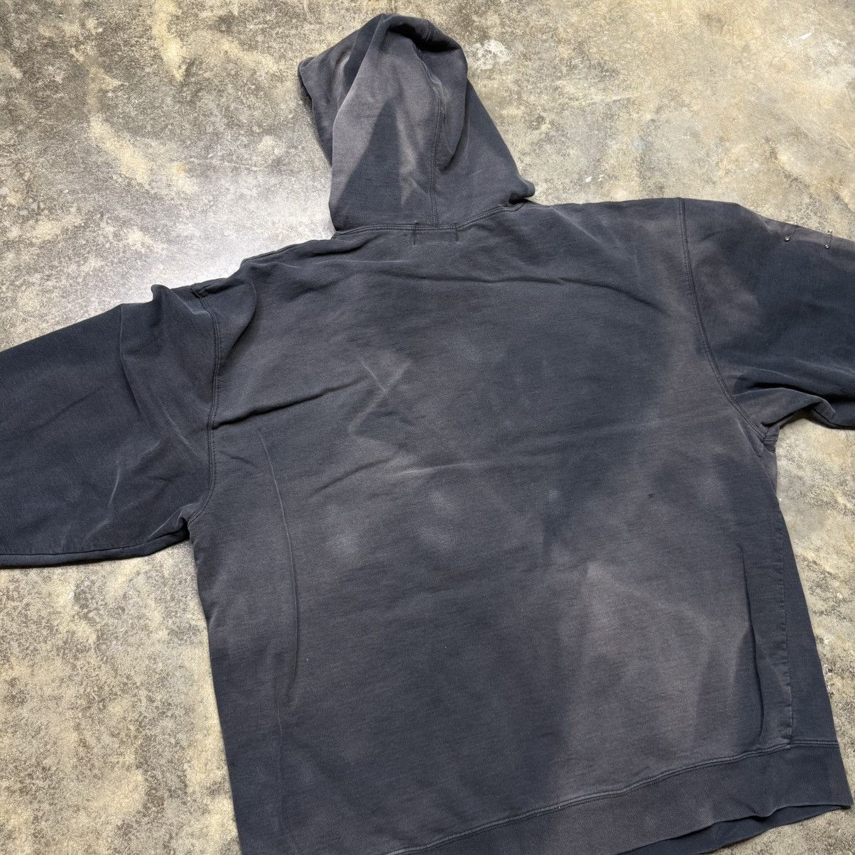 Vintage vintage grunge paperclib lighter cap faded black hoodie Size US XL / EU 56 / 4 - 8 Thumbnail
