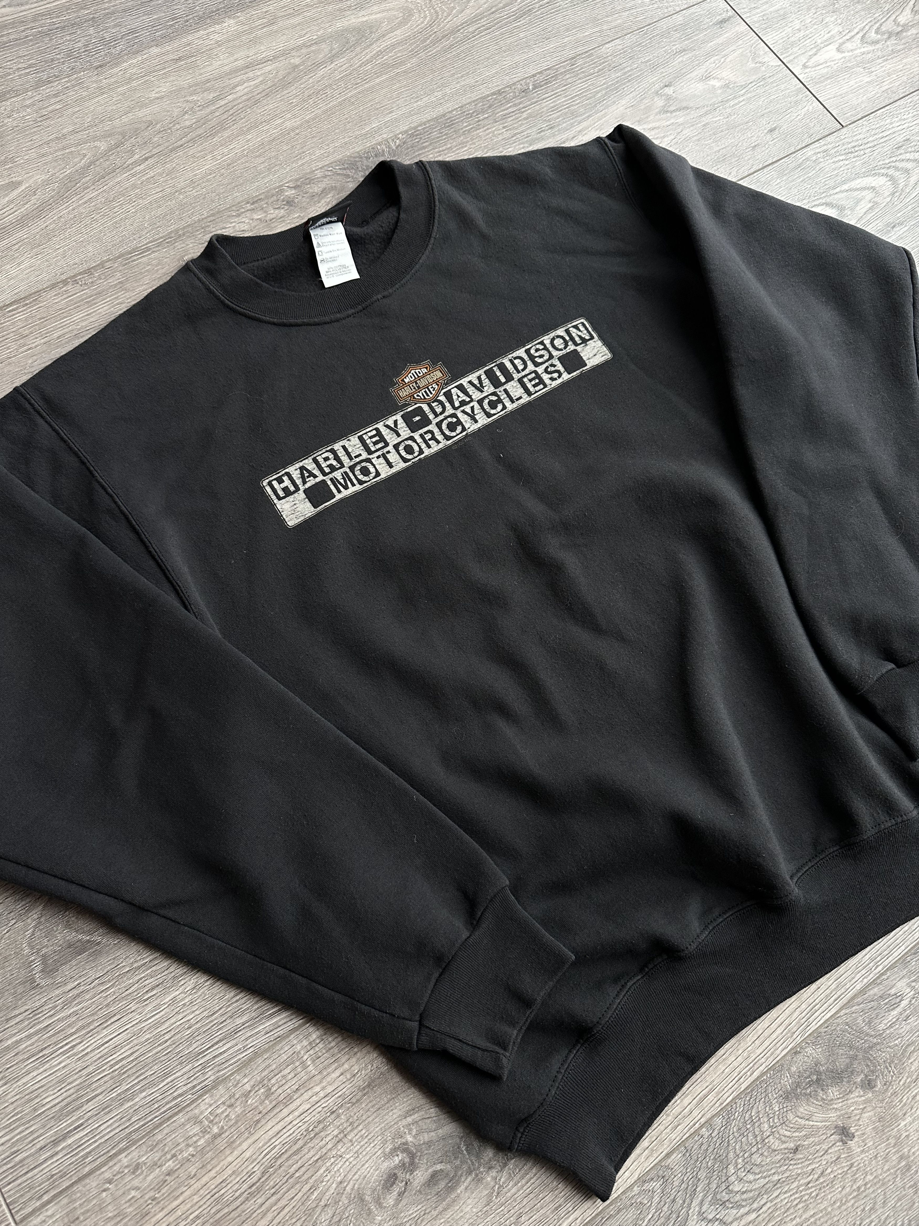 Harley Davidson × Vintage Harley Davidson Vintage Sweatshirt Size US L / EU 52-54 / 3 - 4 Thumbnail
