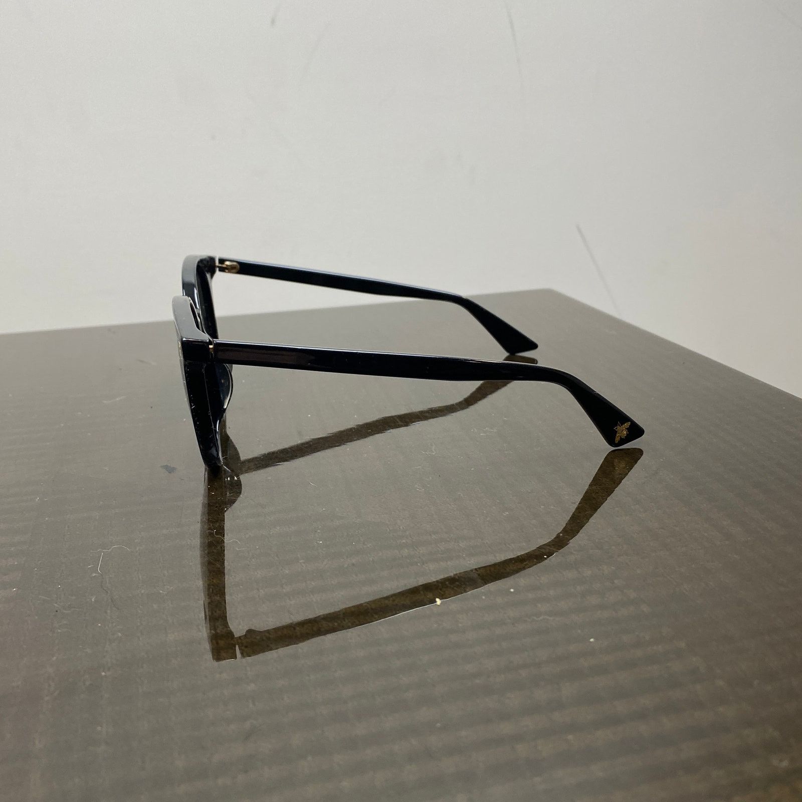 Gucci Gucci GG0091SA 001 Full Rim Round Black Sunglasses Size ONE SIZE - 5 Thumbnail