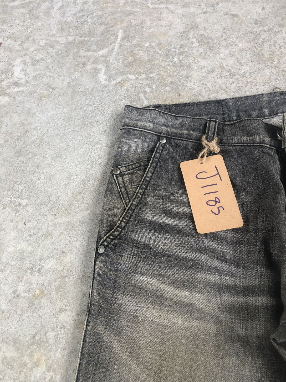 If Six Was Nine Japanese Abahouse Flared Jeans Mud Wash Distressed Jeans Size US 30 / EU 46 - 16 Thumbnail