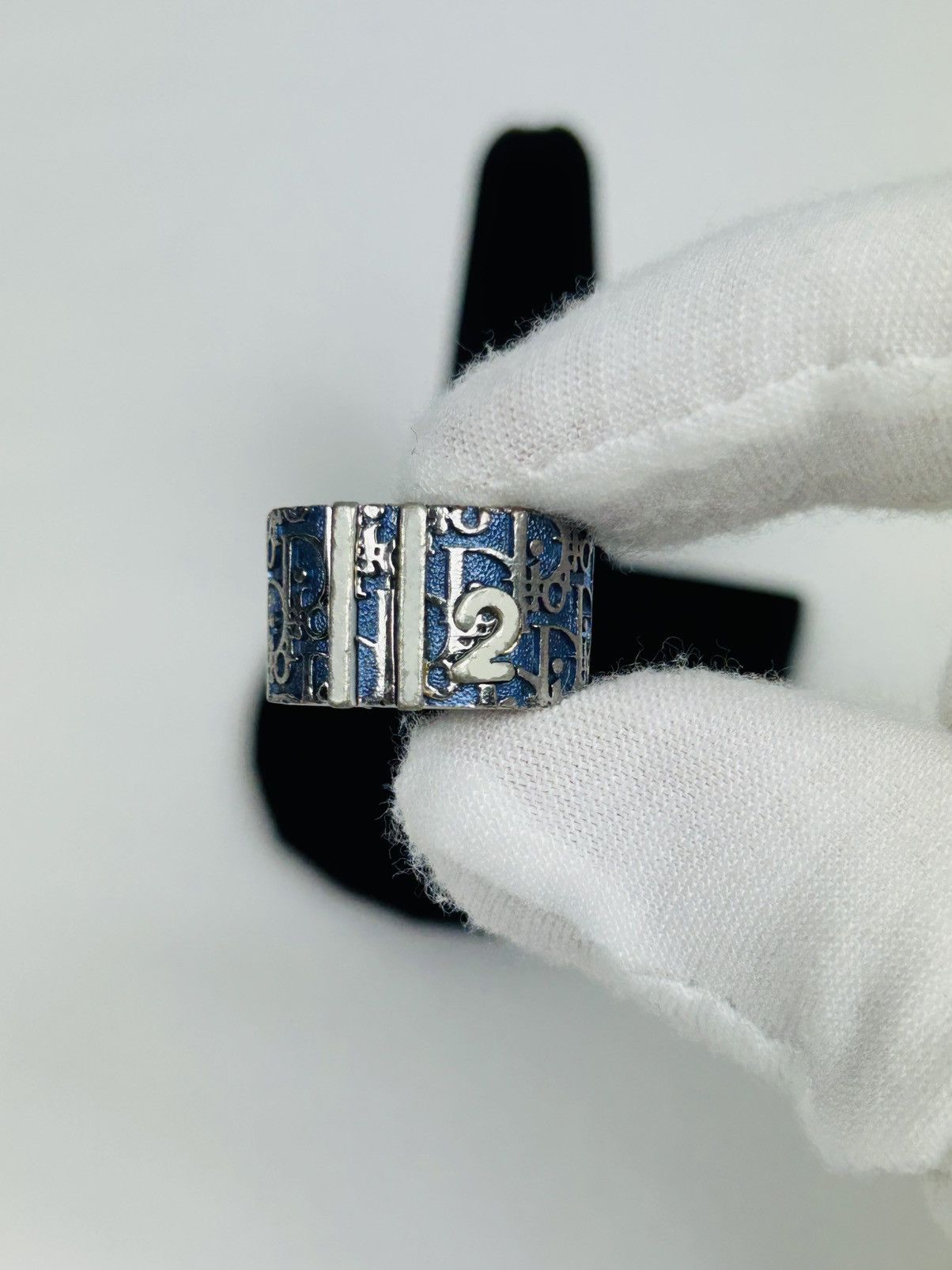 Dior Blue Trotter 2 Ring Size 5