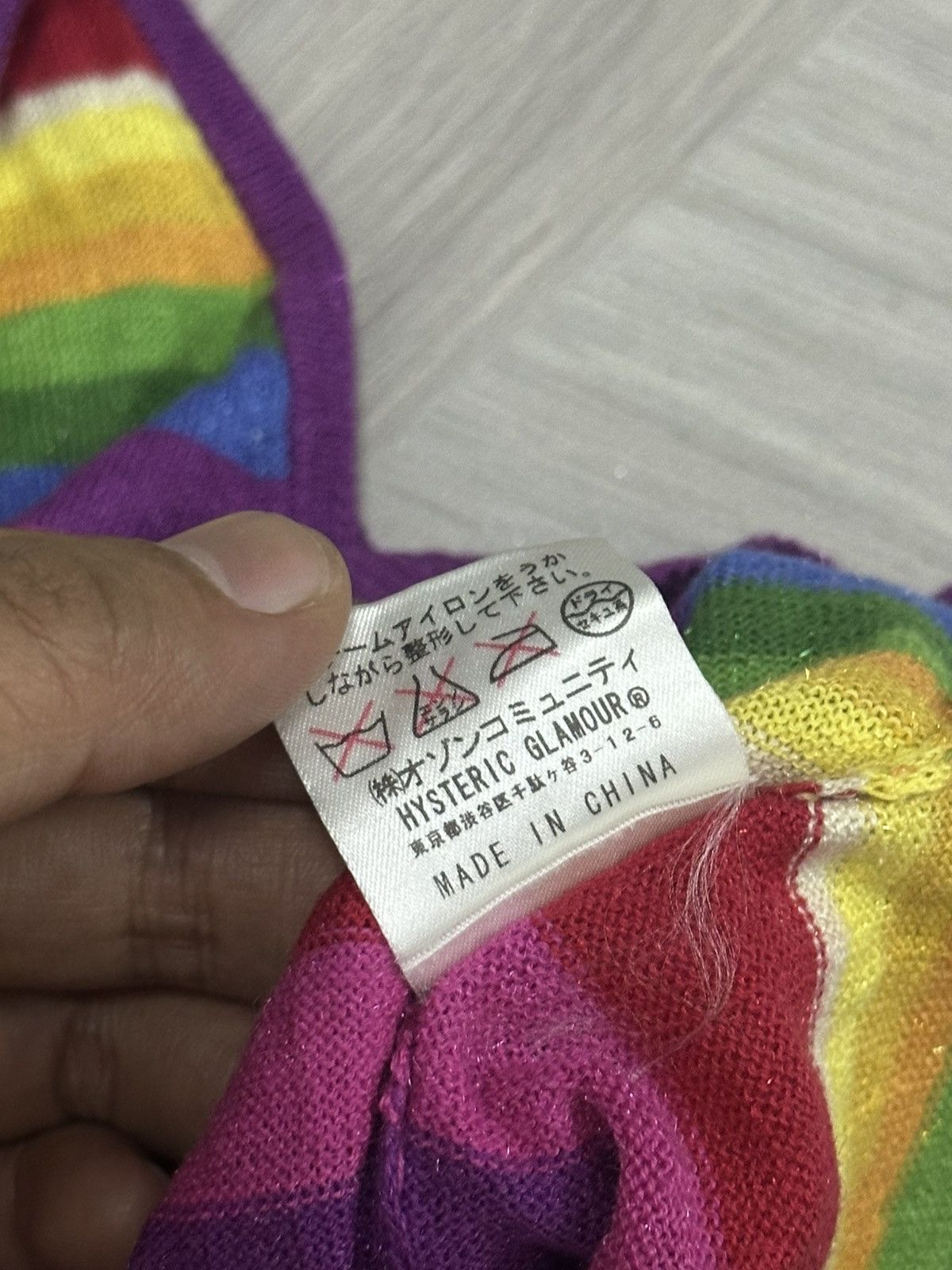 Hysteric Glamour Hysteric Glamour Knitwear Colourful Tank Top Size US XS / EU 42 / 0 - 7 Thumbnail