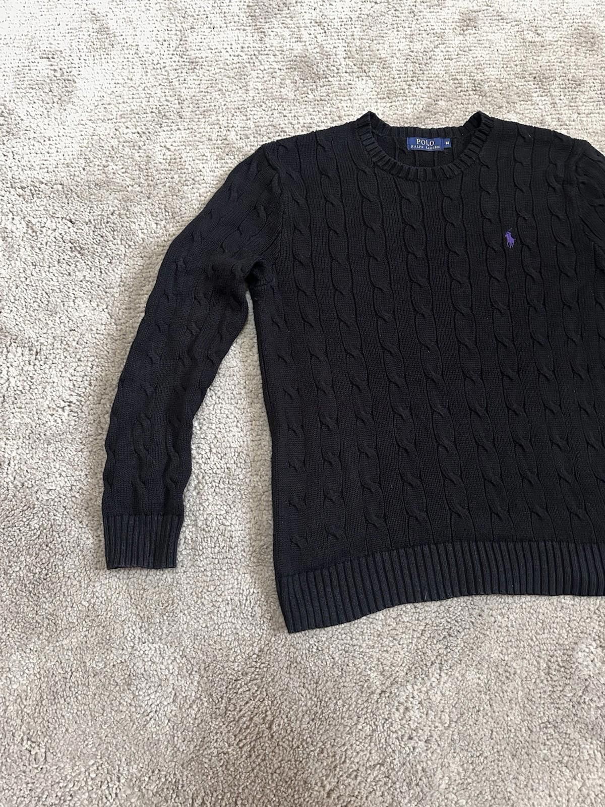 Polo Ralph Lauren Polo Ralph Lauren Wool Cashmere Cable Knit Sweater Men sz M Size US M / EU 48-50 / 2 - 2 Thumbnail