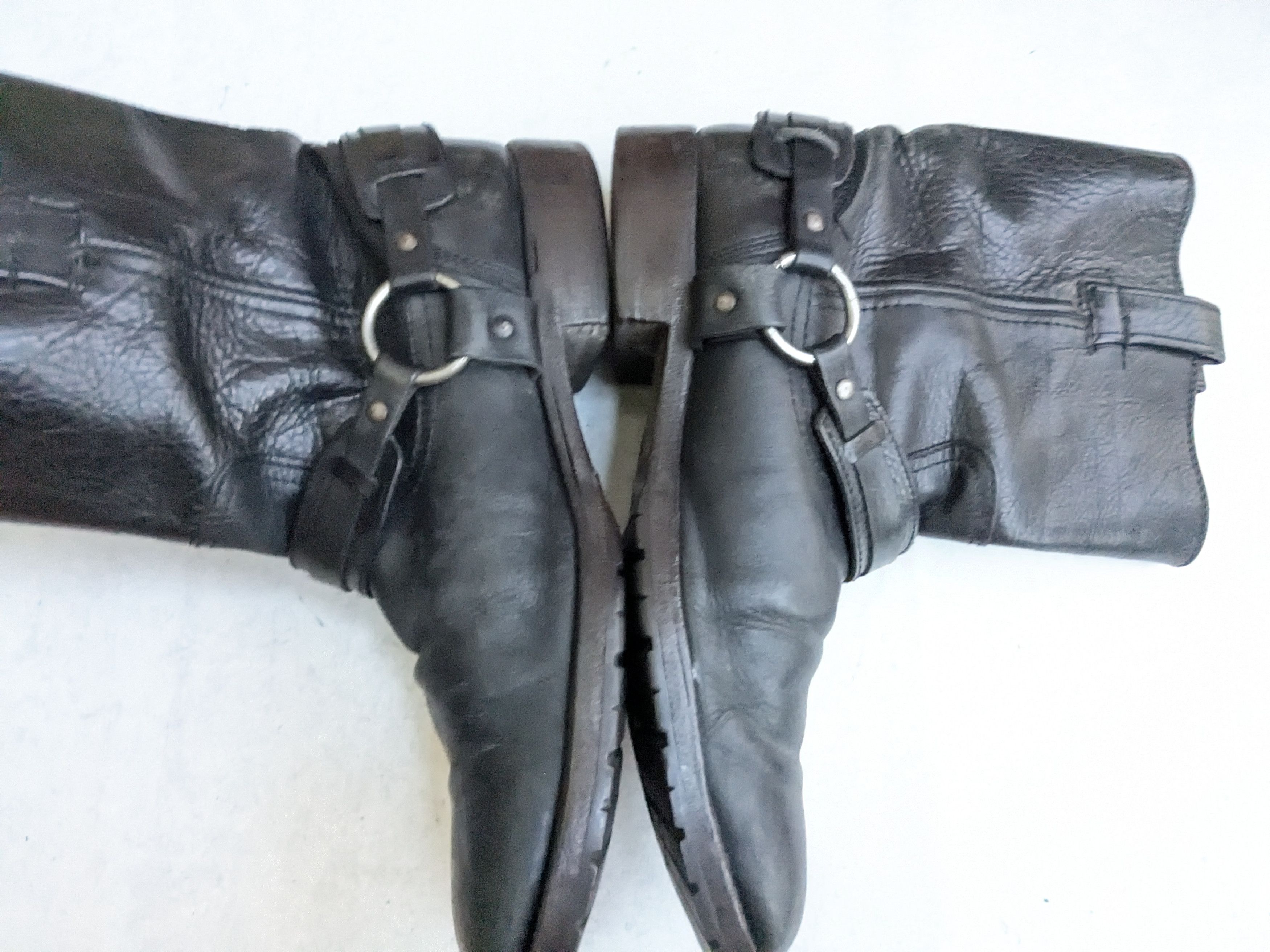 Frye Frye Harness Boots Black 9.5 D Leather Size US 9.5 / EU 42-43 - 11 Thumbnail