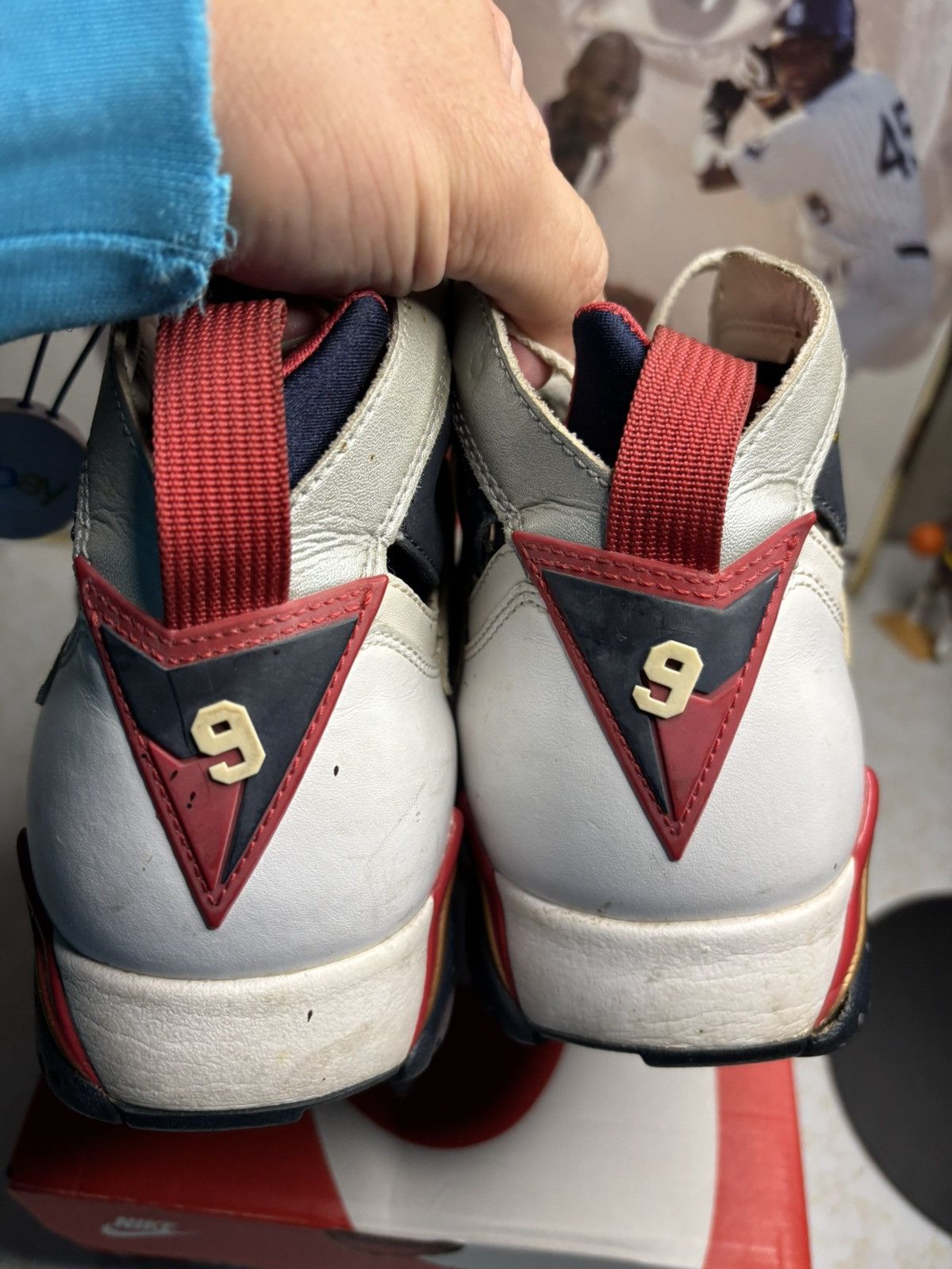Jordan Brand Air Jordan 7 Retro 2012 Olympic 2012 Size US 10.5 / EU 43-44 - 7 Thumbnail