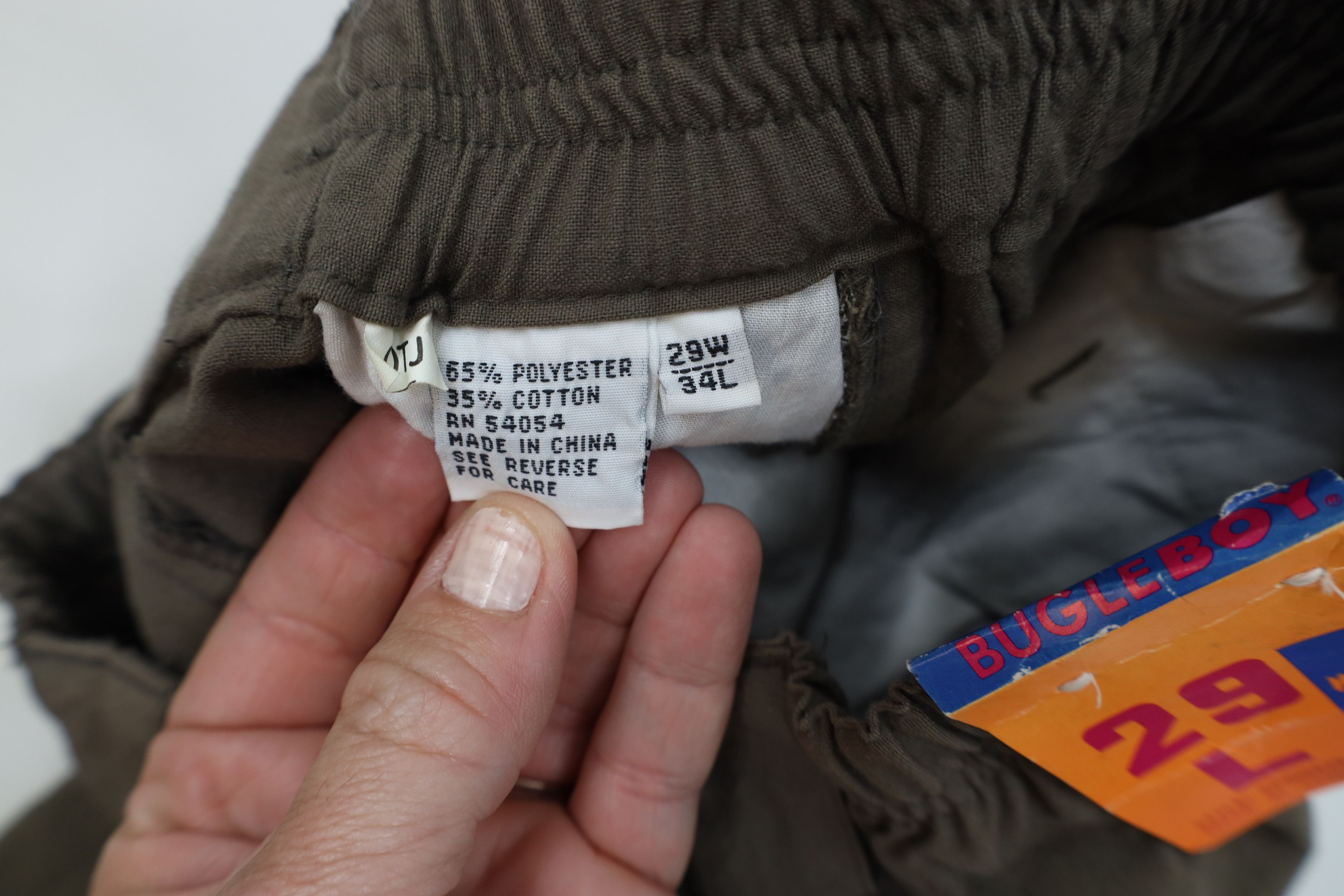 Vintage Deadstock Vintage 80s 90s Bugle Boy Pleated Pants Brown Size US 29 - 9 Thumbnail