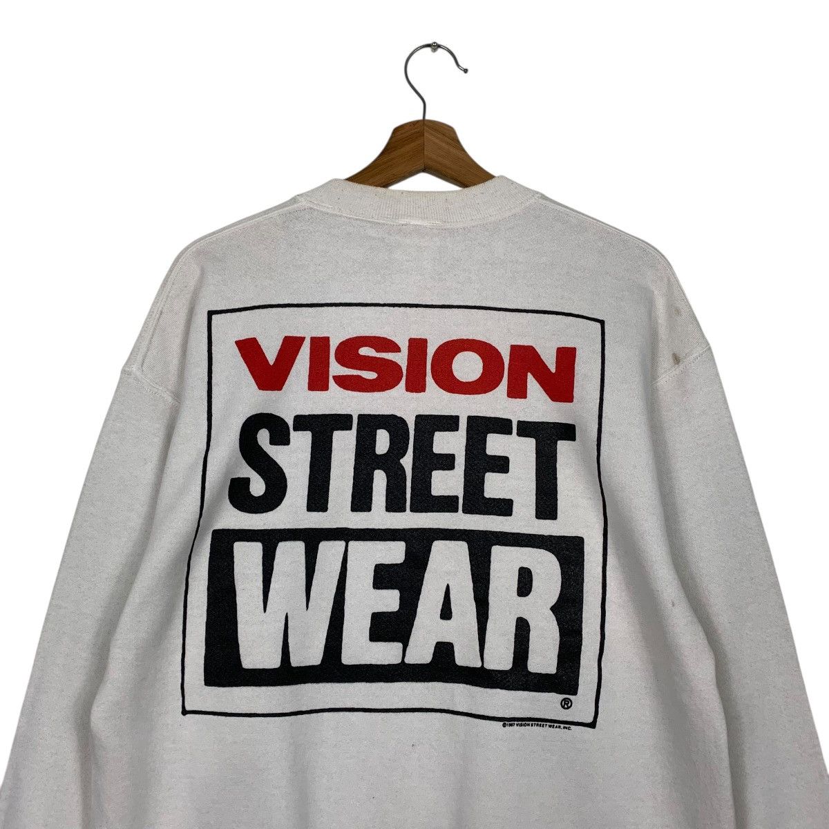 Vision Streetwear Vintage Vision Streetwear Big Logo Sweatshirt Size US L / EU 52-54 / 3 - 8 Thumbnail