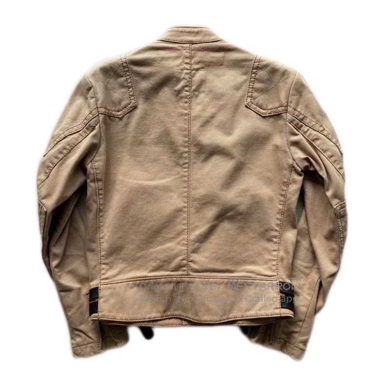 Junya Watanabe Junya Watanabe Khaki Moto Jacket Size US S / EU 44-46 / 1 - 2 Thumbnail