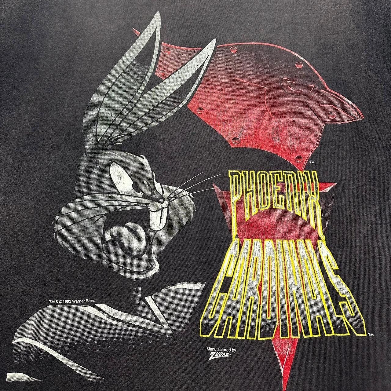 NFL × Vintage Vintage Phoenix Cardinals Bugs Bunny T-Shirt Size US XL / EU 56 / 4 - 3 Thumbnail