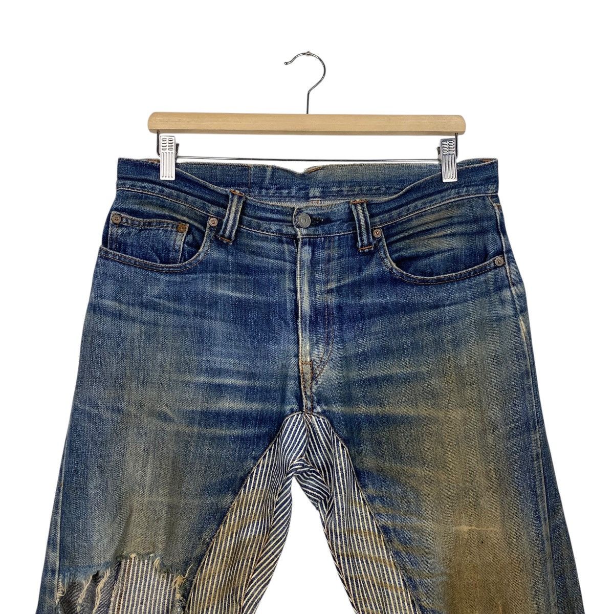 KOJIMA GENES Kojima Genes half hickori distress denim Size US 34 / EU 50 - 2 Thumbnail