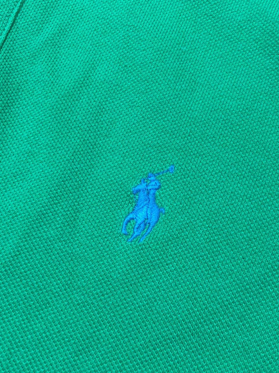 Ralph Lauren Vintage Ralph Lauren Green Skinny Polo Size S Size S / US 4 / IT 40 - 3 Thumbnail