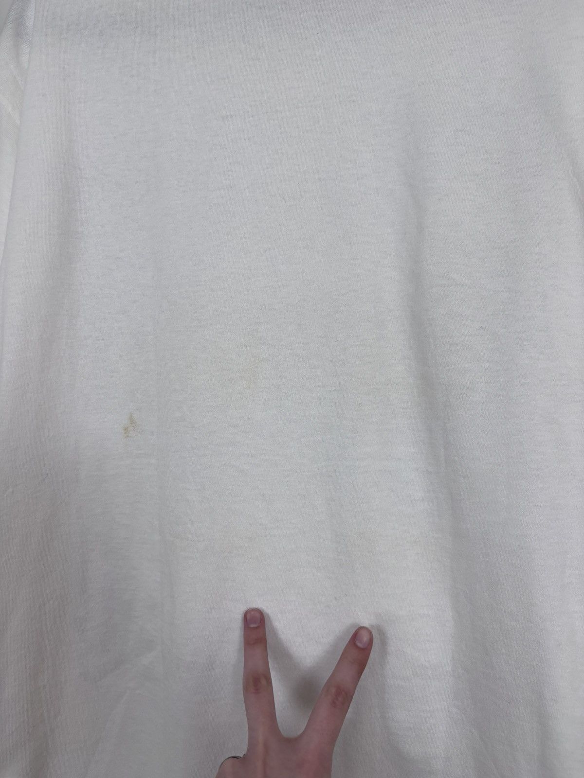 Anvil Vintage 1993 Genuine Antique Person White Single Stitch Tee Size US XL / EU 56 / 4 - 17 Thumbnail
