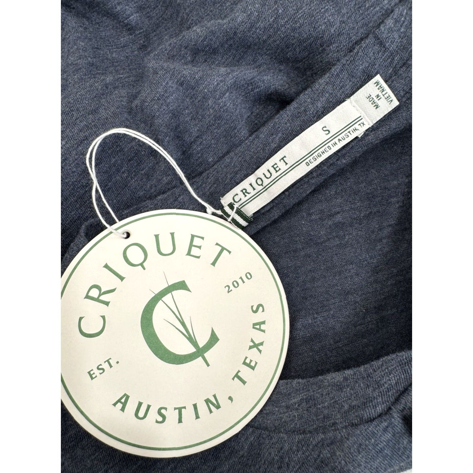 Vintage CRIQUET Pullover Henley Lightweight Mens S Sweater Blue CQ39 Size US S / EU 44-46 / 1 - 4 Thumbnail